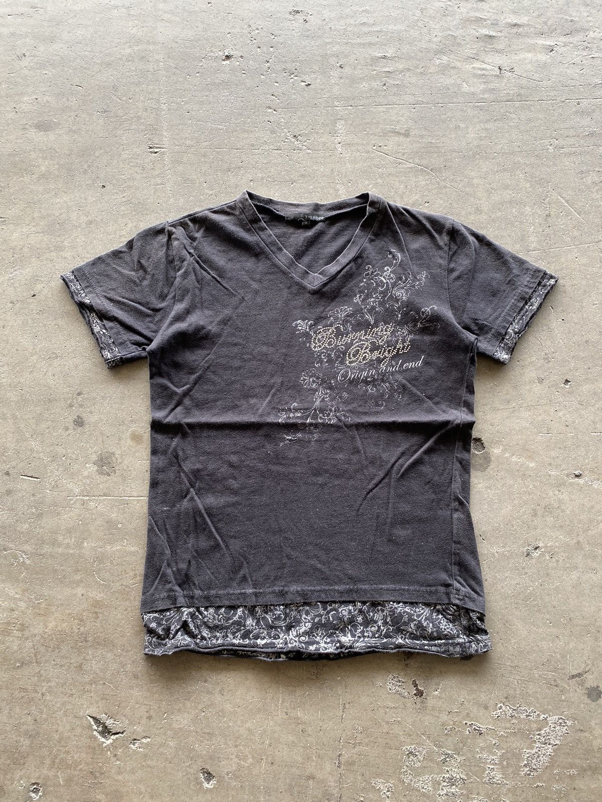 If Six Was Nine 2000s Ivanihoe - Studded Glitter Shirt Size US S / EU 44-46 / 1 - 2 Thumbnail