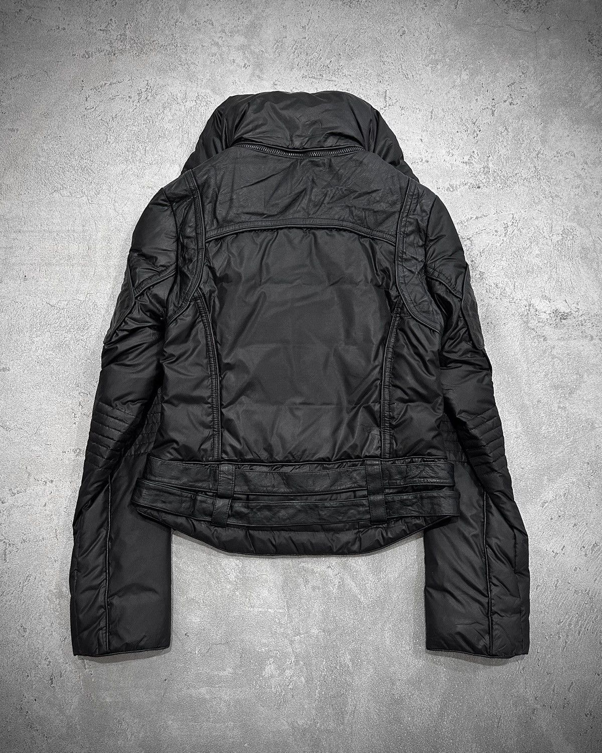 Japanese Brand Enchantement High Neck Leather Combine Rider Jacket Lgb Size S / US 4 / IT 40 - 5 Thumbnail
