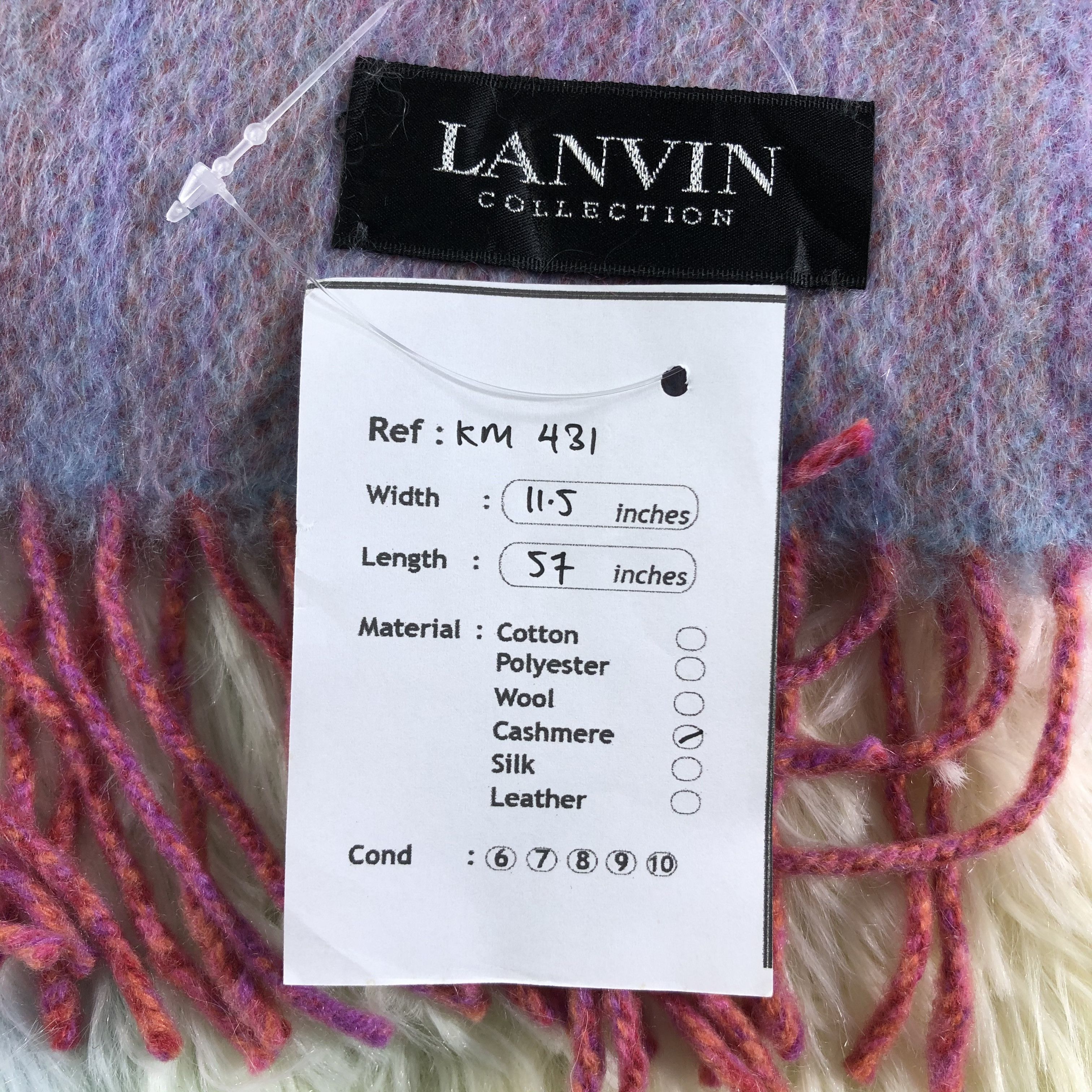 Lanvin Lanvin Scarf / Muffler / Neckwear - KM431 Size ONE SIZE - 6 Thumbnail