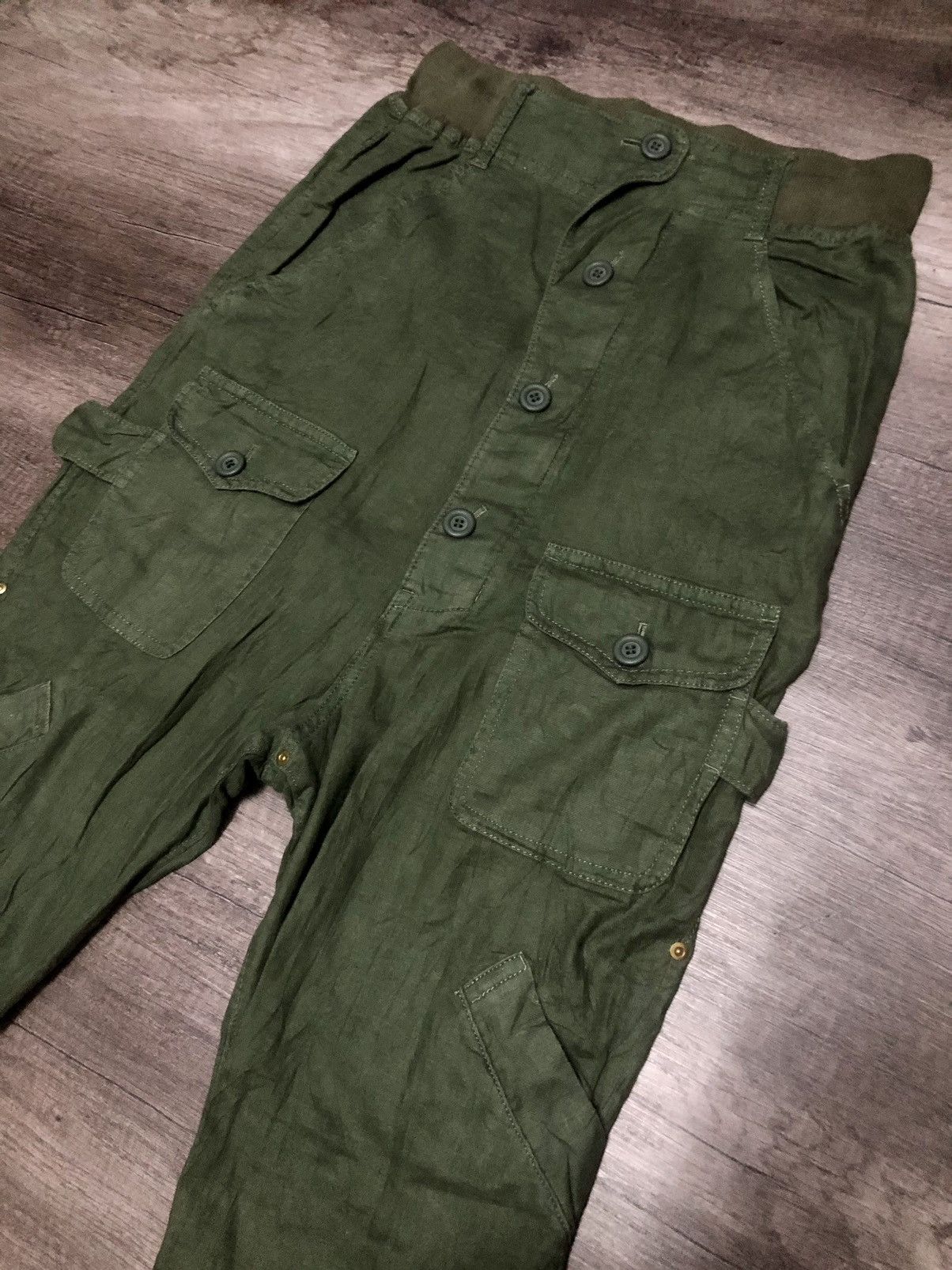 Issey Miyake × Japanese Brand × mercibeaucoup MERCIBEAUCOUP ISSEY MIYAKE DESIGNER CARGO PANT MULTIPOCKET Size 32" / US 10 / IT 46 - 2 Thumbnail