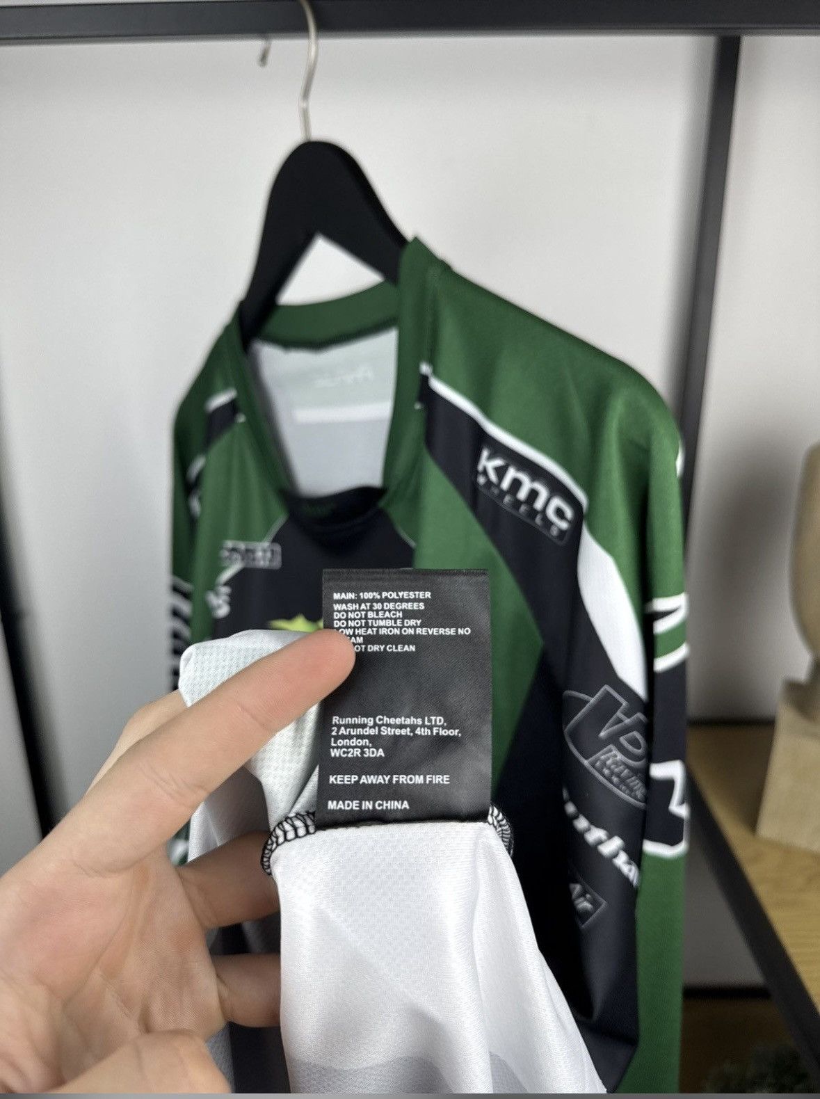Hypebeast Grail Kawasaki Monster Energy Asap Rocky Style Moto Jersey Size US M / EU 48-50 / 2 - 13 Thumbnail