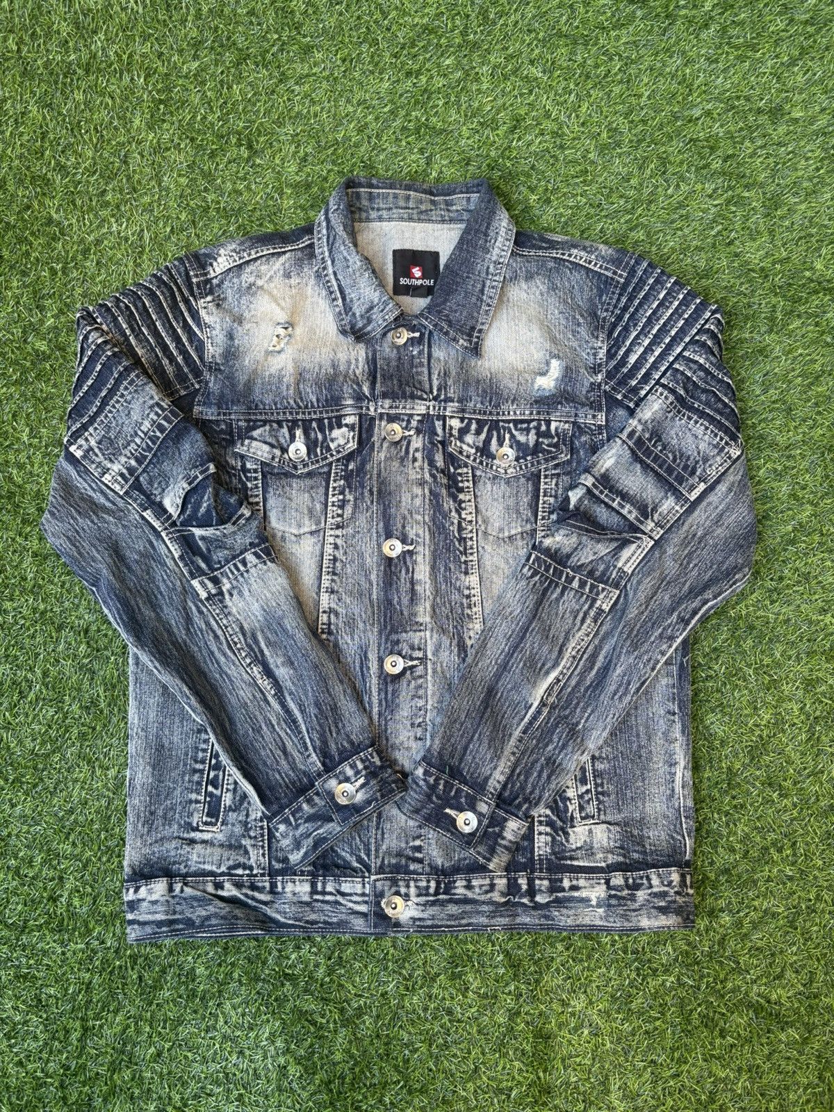 Southpole South Pole Denim Jacket Size US L / EU 52-54 / 3 - 1 Thumbnail