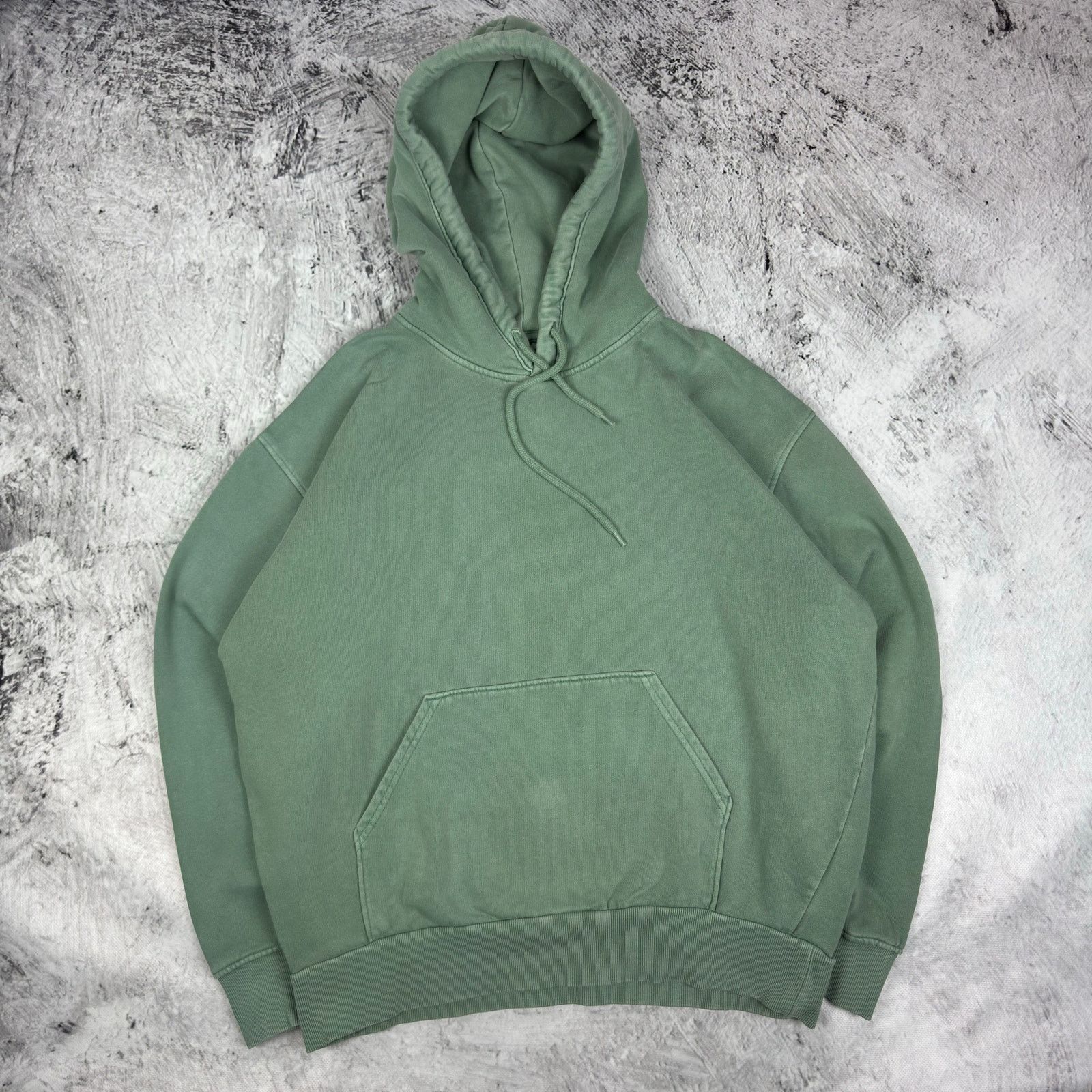 Weekday Weekday Alisa Women Moss Green Cotton Fleece Pullover Hoodie Size XS / US 0-2 / IT 36-38 - 1 Thumbnail