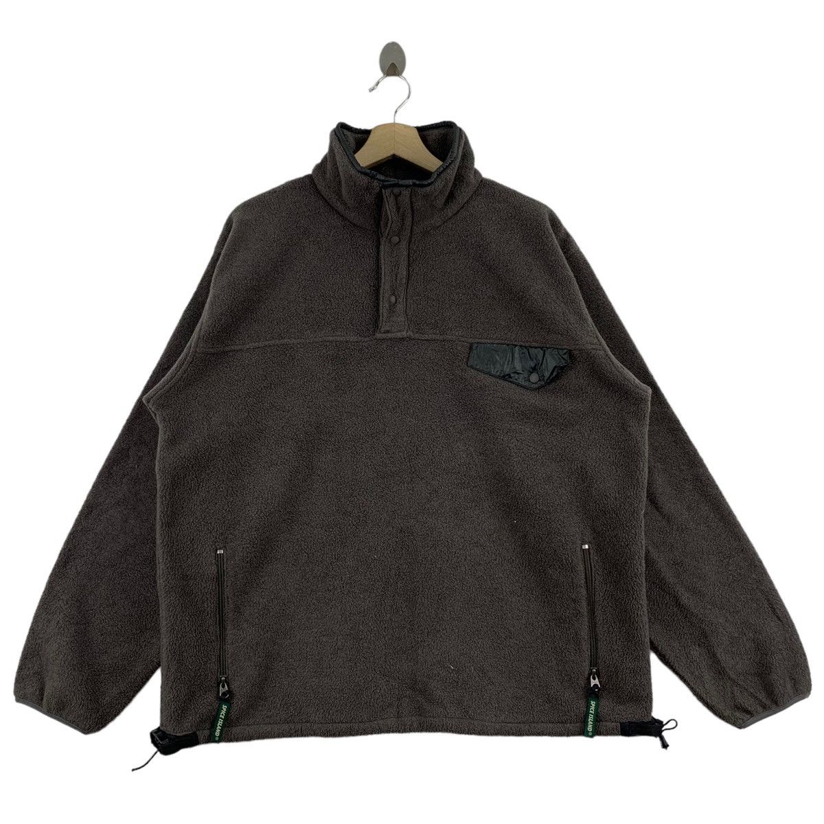 Polartec POLARTEC Multi Pockets Sherpa Button Up Grey Fleece Size US L / EU 52-54 / 3 - 1 Thumbnail