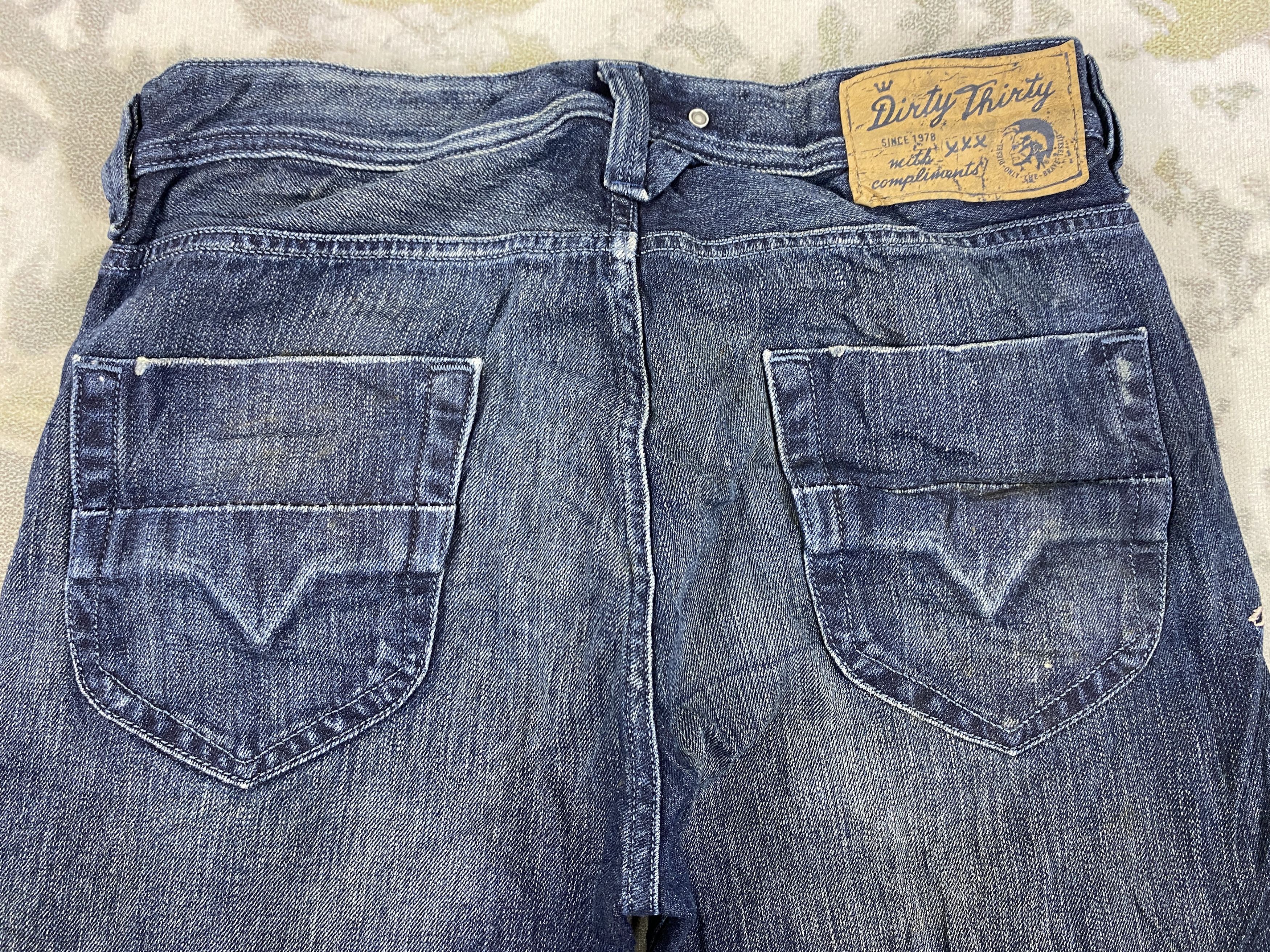 Diesel Vintage Diesel Distressed Blue Jeans 31x32- JN3814 Size US 31 - 4 Thumbnail