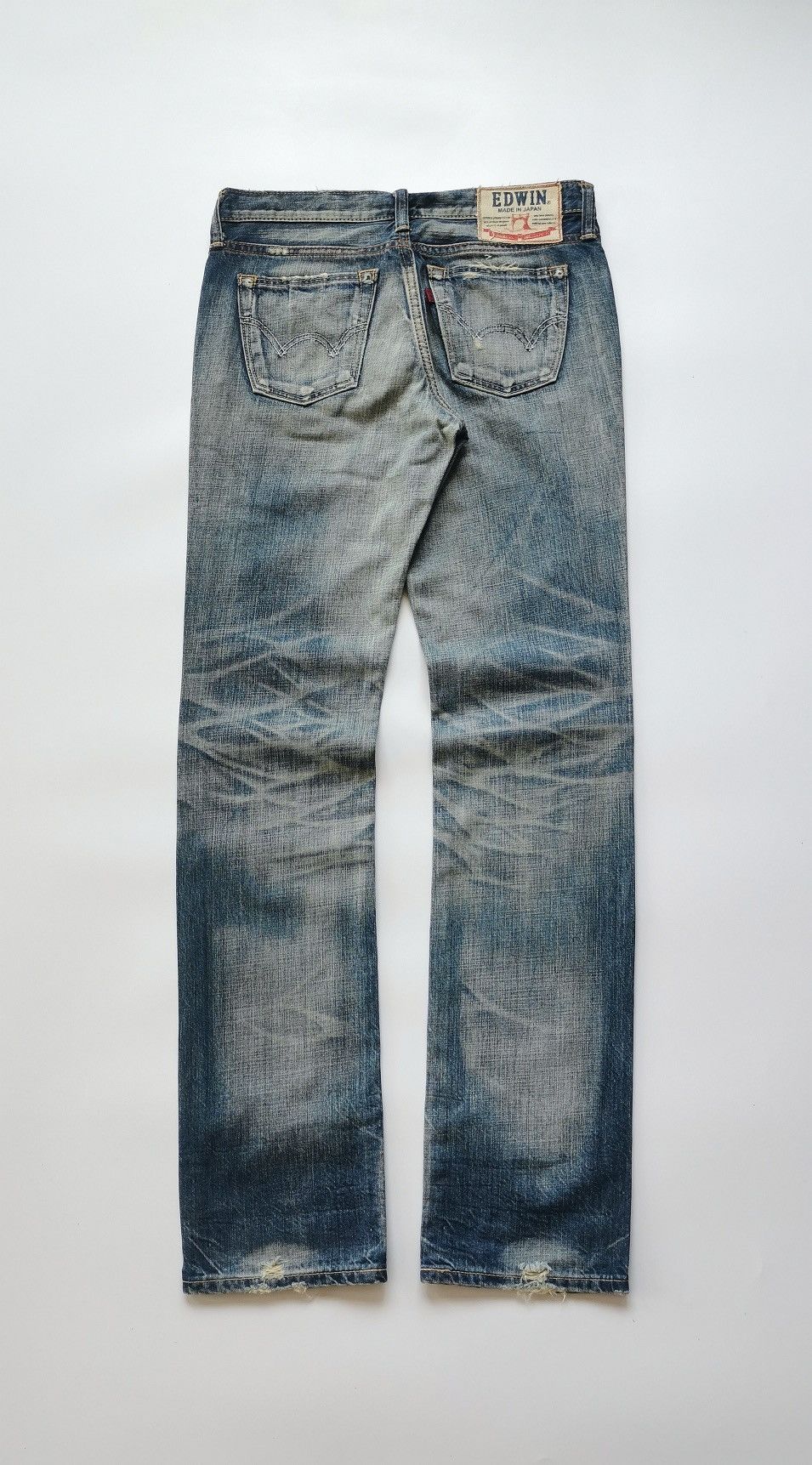 Edwin Edwin Japan Distressed Jeans ERD Grunge Size US 29 - 6 Thumbnail