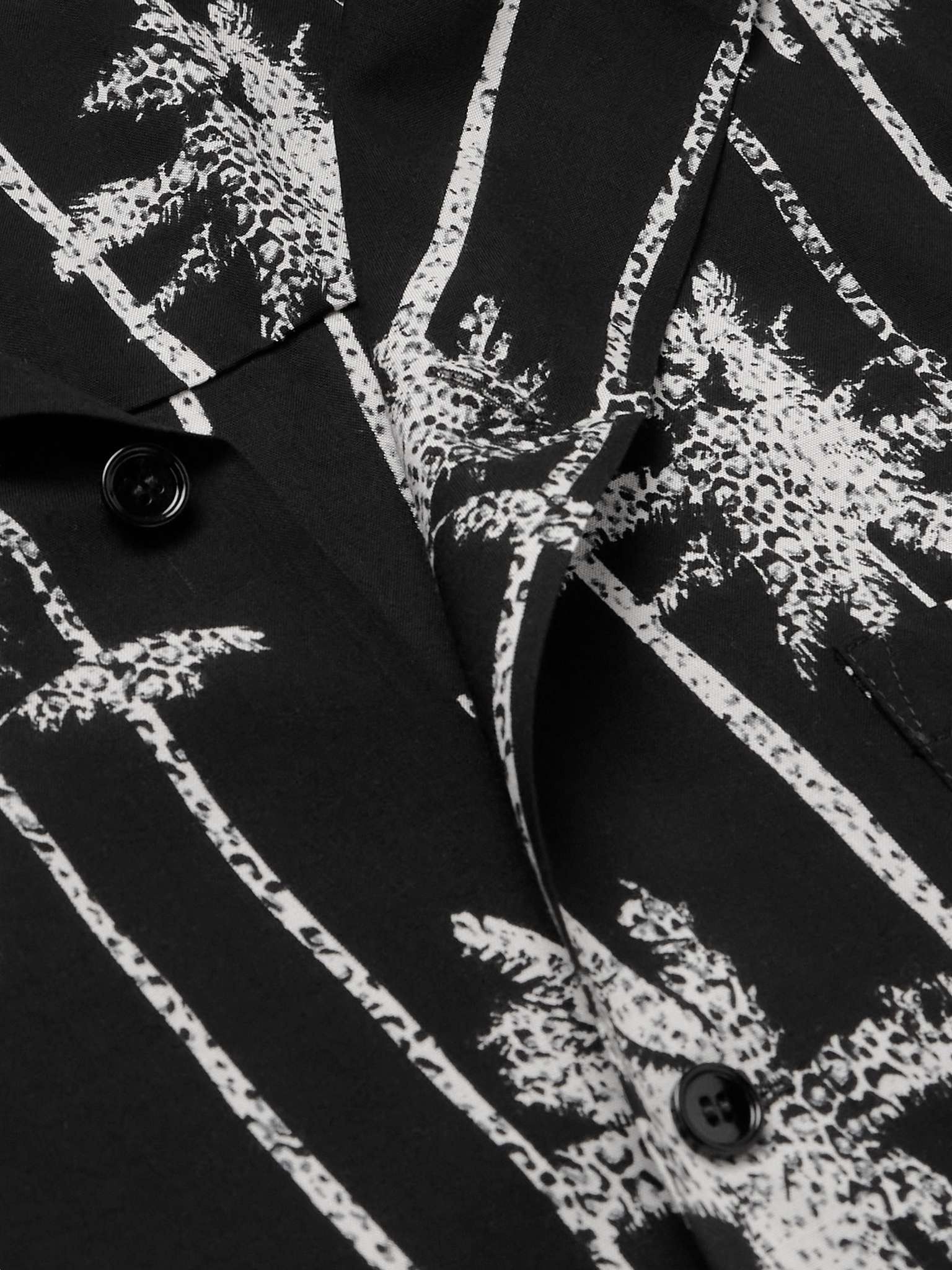 Celine o1y1024 Patterned Shirt in Black/White Size US M / EU 48-50 / 2 - 5 Thumbnail