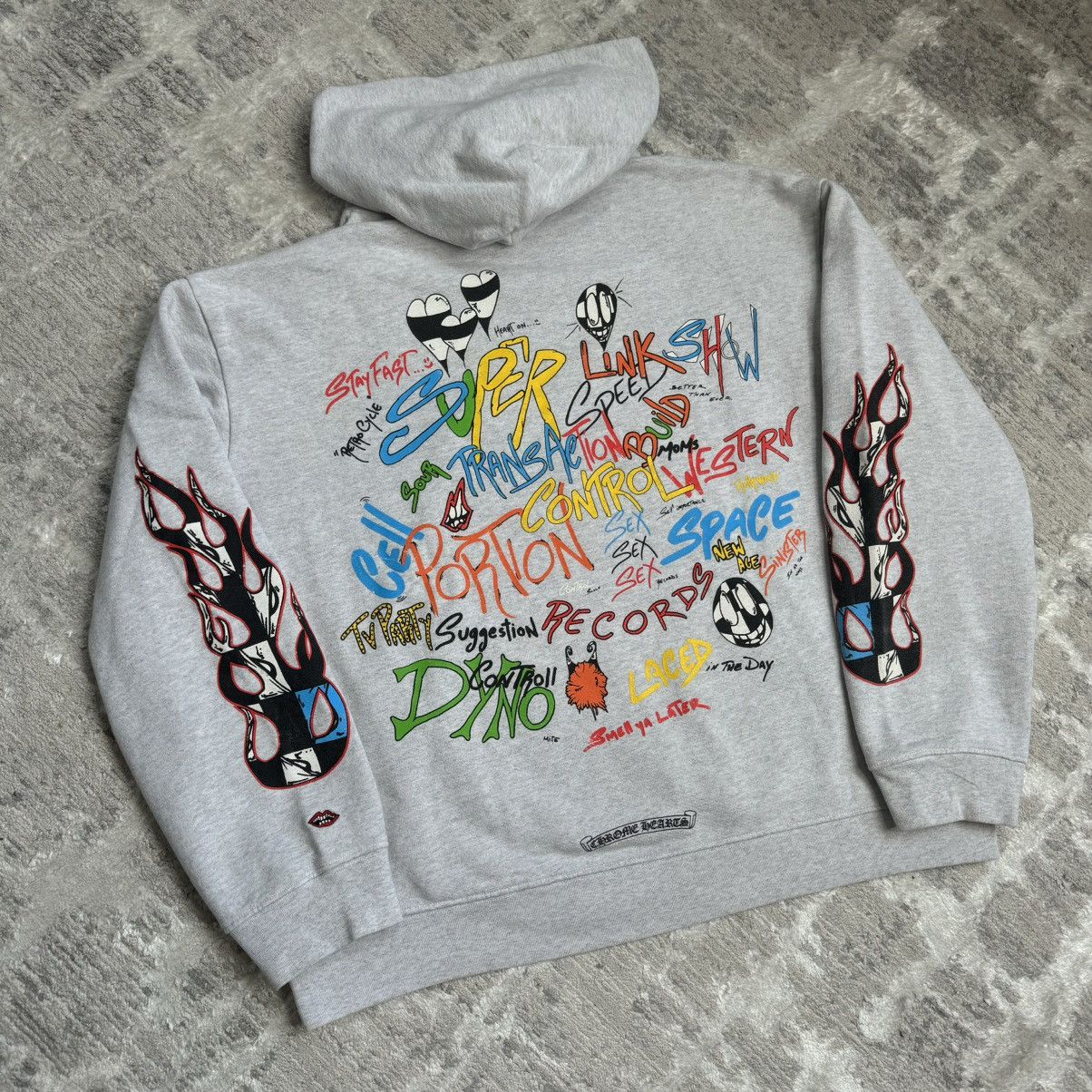 パーカー・フーディ Chrome Hearts Matty Boy Brain Hoodie Heather Grey Matty Boy Brain Hoodie 