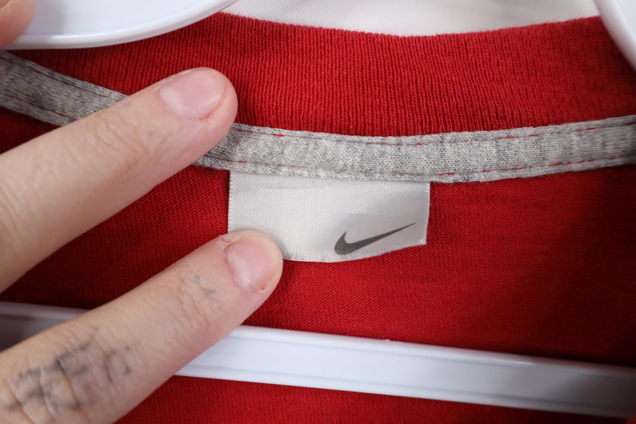 Nike Vintage Y2K Nike Scott Center Swoosh Long Sleeve T-Shirt Red Size US S / EU 44-46 / 1 - 9 Thumbnail