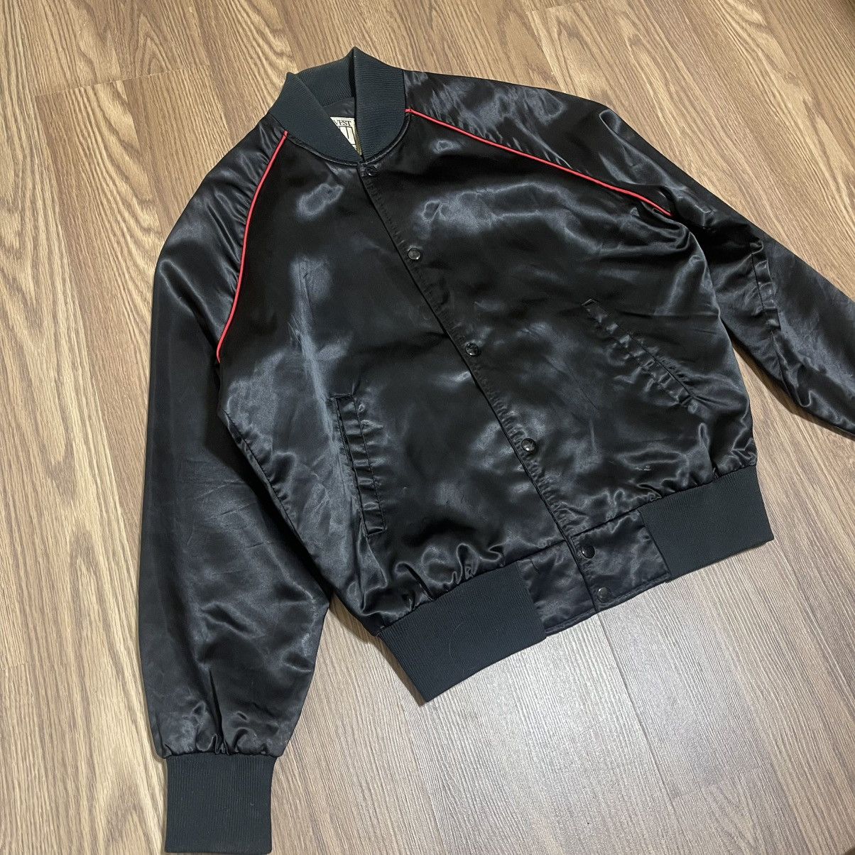 Vintage Vintage 80’s NBC Peacock Logo Jacket Satin Jacket Size US L / EU 52-54 / 3 - 5 Thumbnail