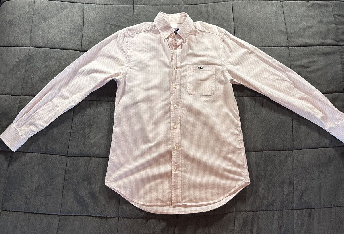 Vineyard Vines Vineyard Vines pink & white stripe shirt Size US S / EU 44-46 / 1 - 2 Thumbnail
