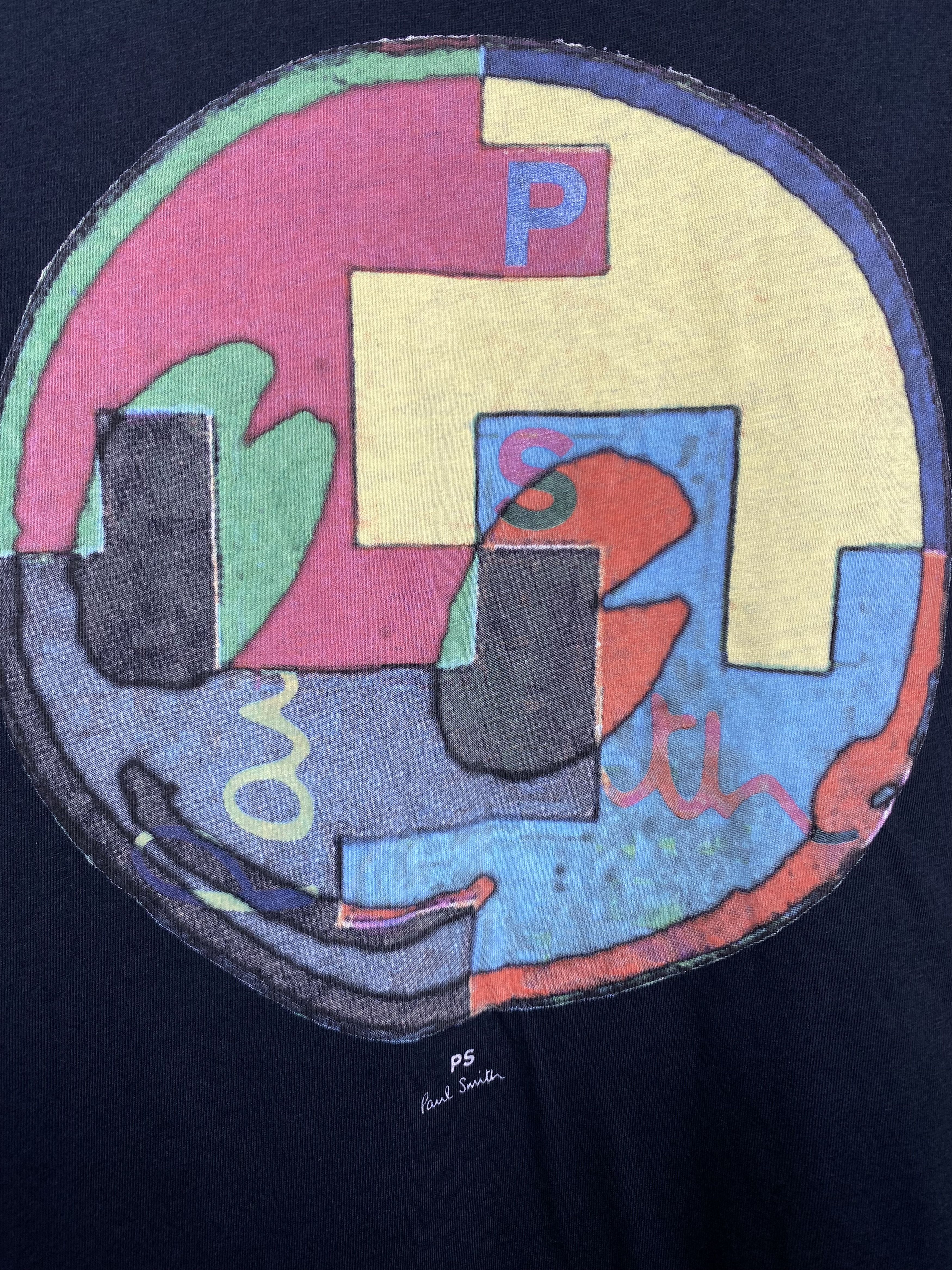 Paul Smith × Vintage Paul Smith Mens Crew Neck T-Shirt Size US XXL / EU 58 / 5 - 3 Thumbnail