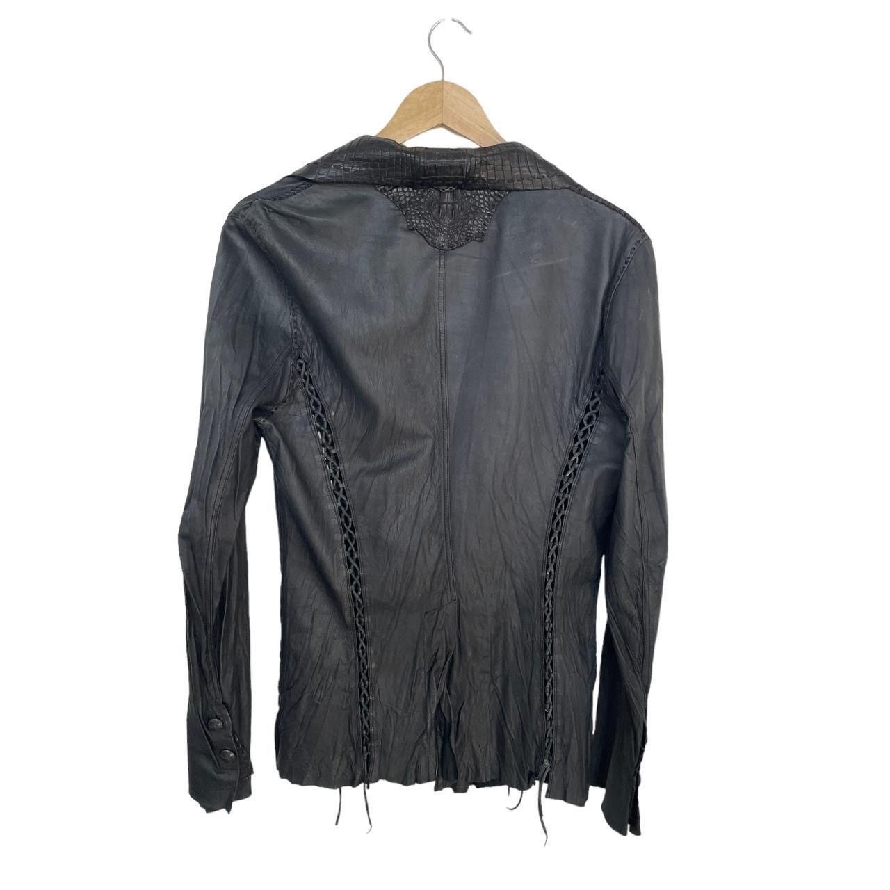 14th Addiction 14th addiction crocodile blazer w feather tassels Size US M / EU 48-50 / 2 - 4 Thumbnail