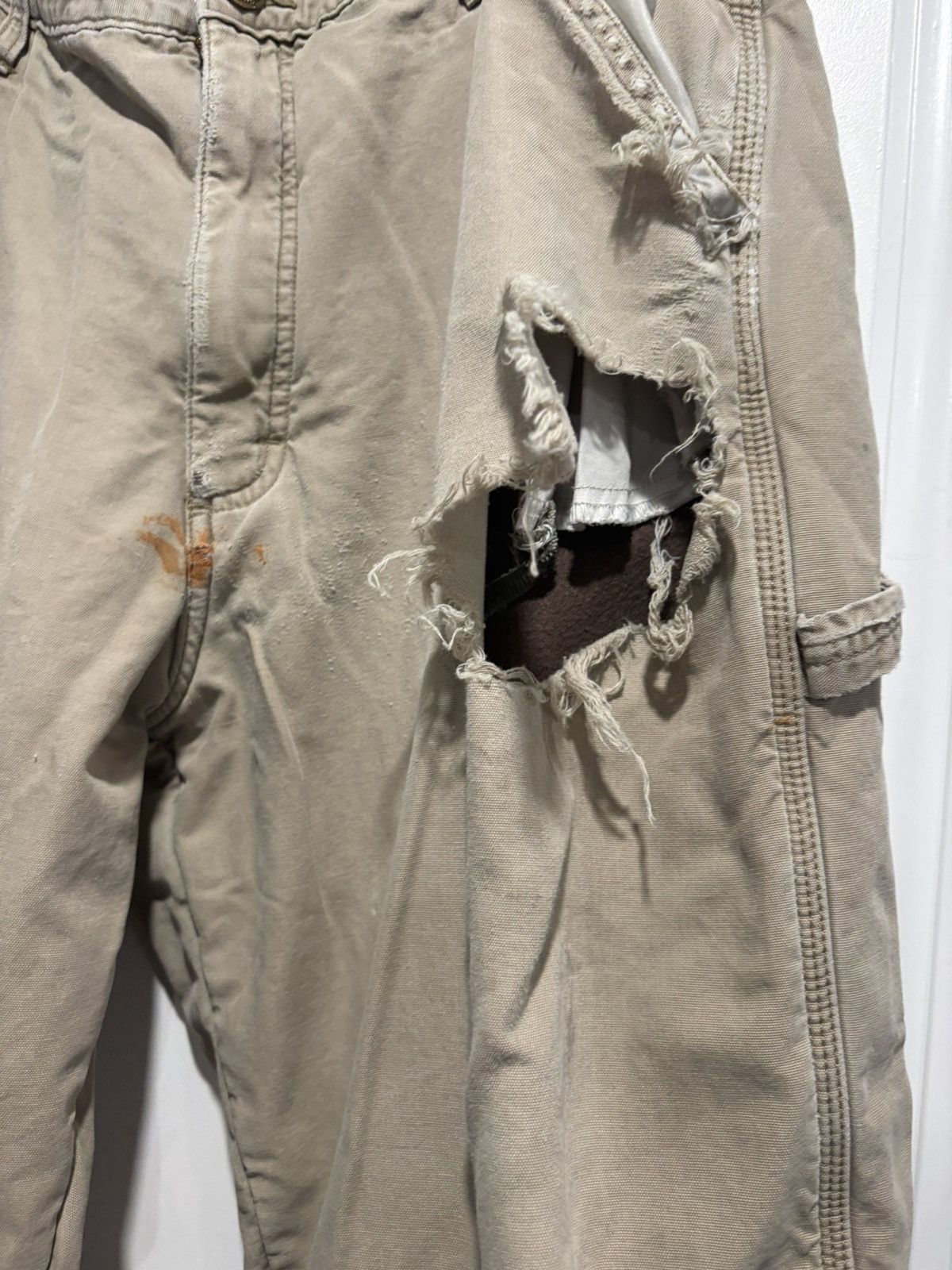 Carhartt Thrashed Vinatge Workwear Size US 36 / EU 52 - 2 Thumbnail