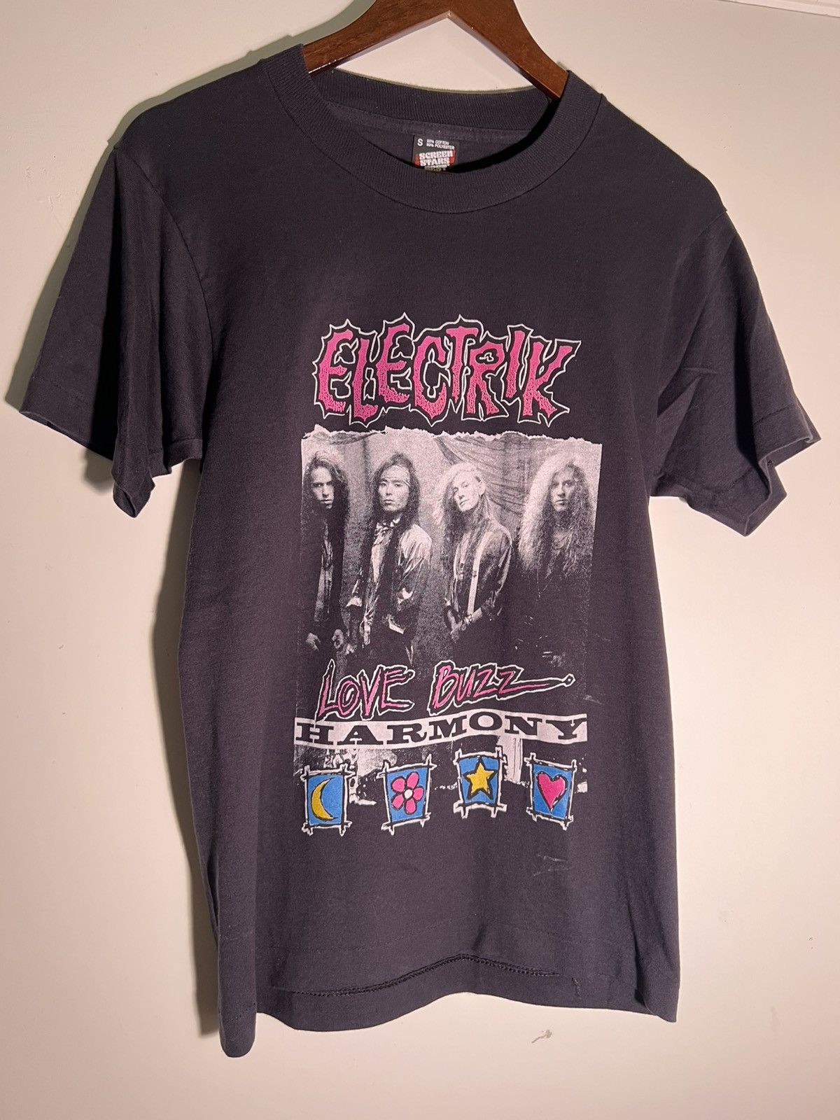 Band Tees 80’s 90’s VTG Vintage Electrik Harmony Rock Band Retro Shirt Size US S / EU 44-46 / 1 - 1 Thumbnail