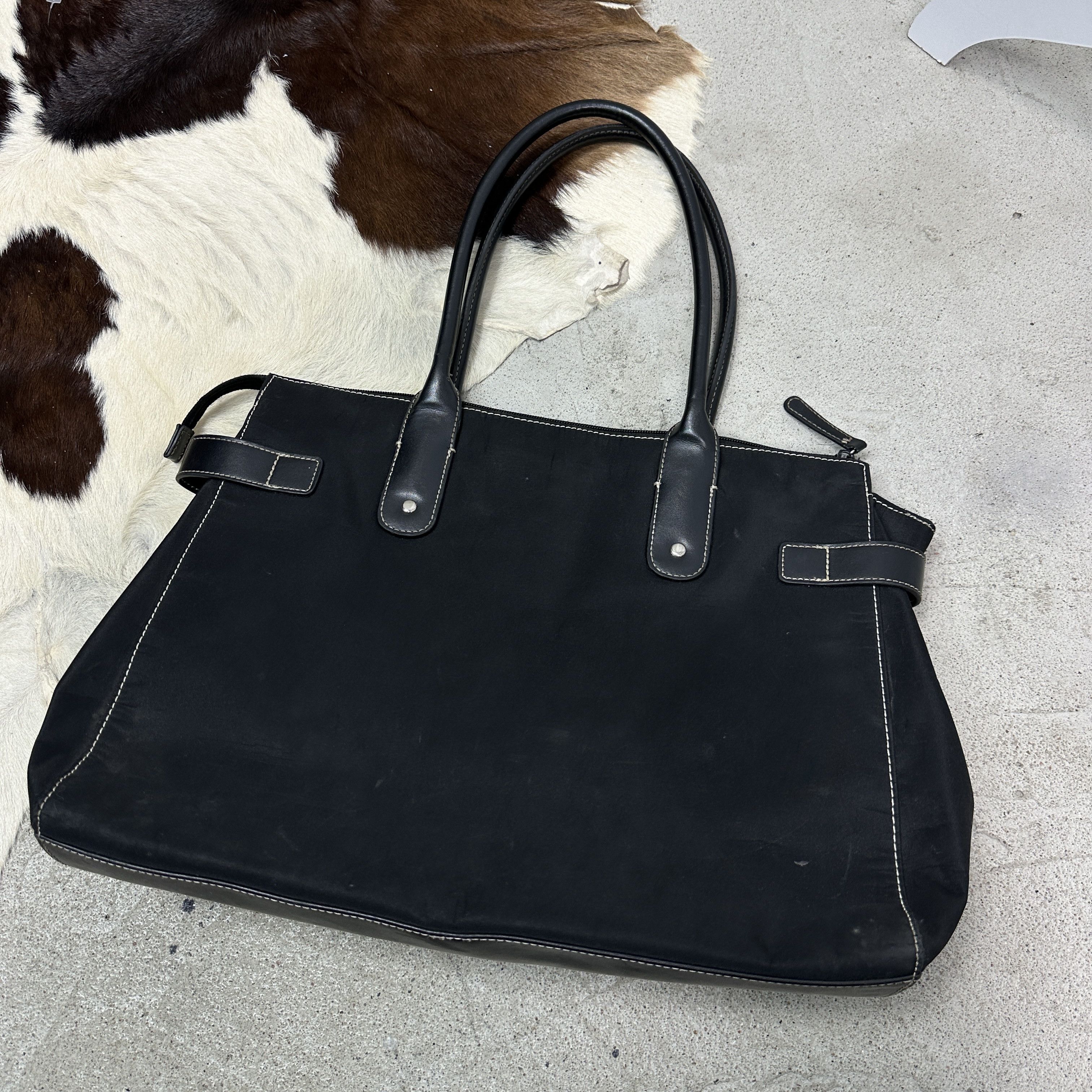 Vintage Vintage Avant Garde Casual Nylon Shoulder Bag 00s Size ONE SIZE - 7 Thumbnail