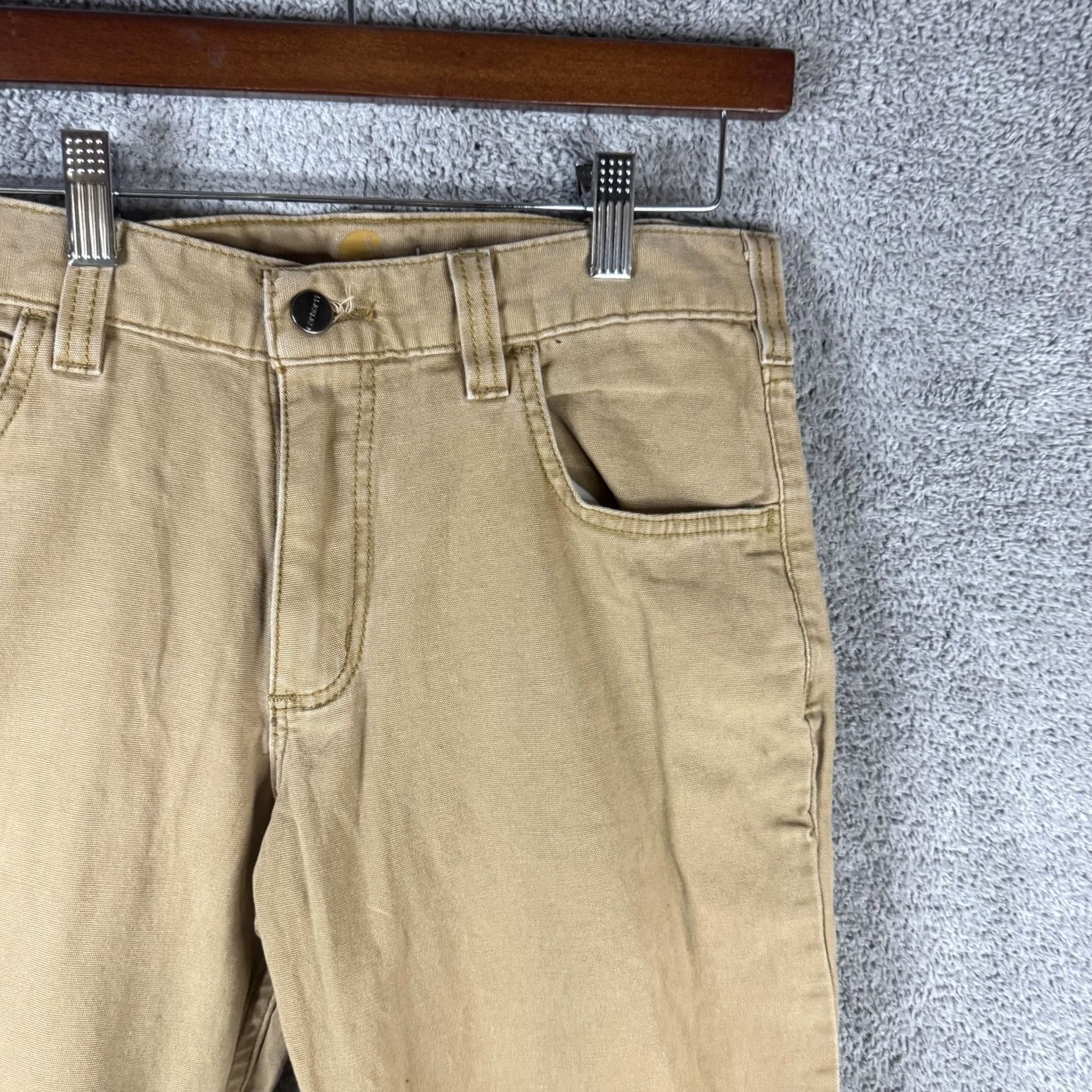 Carhartt Carhartt Carpenter Pants Mens 30x28 Brown Relaxed Canvas Glitter Cross Size US 30 / EU 46 - 3 Thumbnail