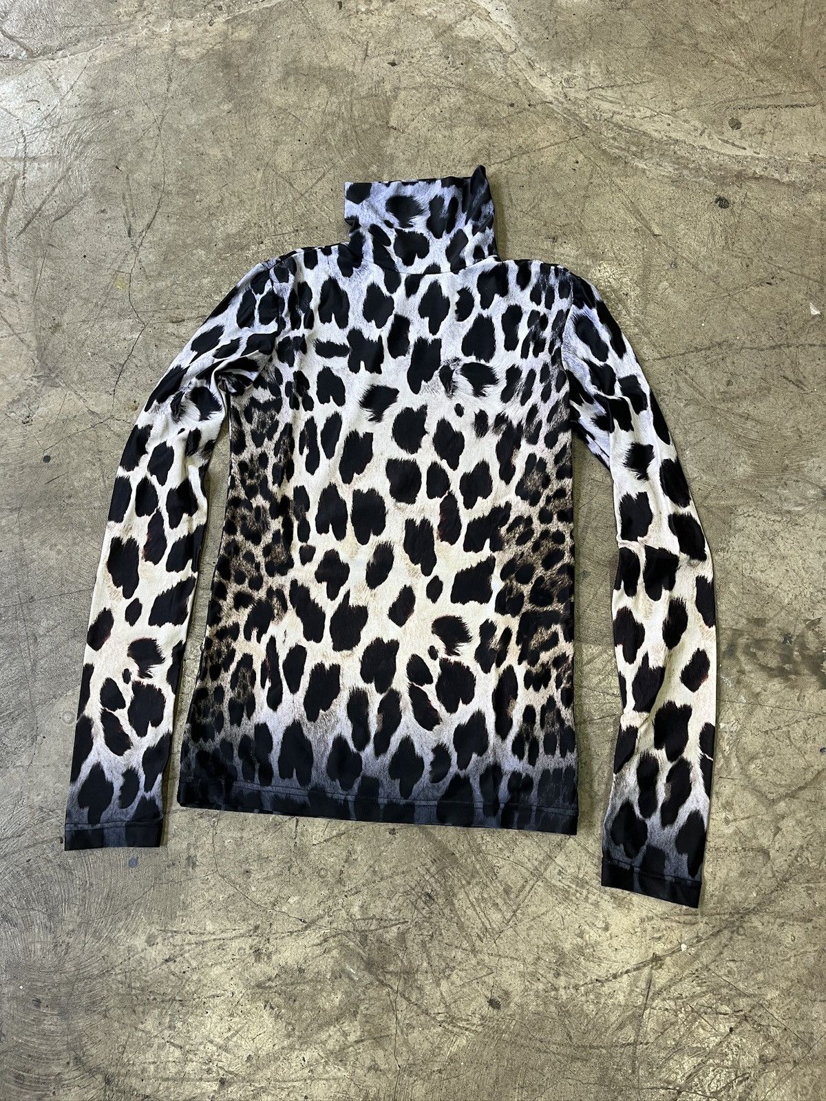 R13 R13 Leopard Turtleneck Shirt (unisex) Size US XS / EU 42 / 0 - 9 Thumbnail