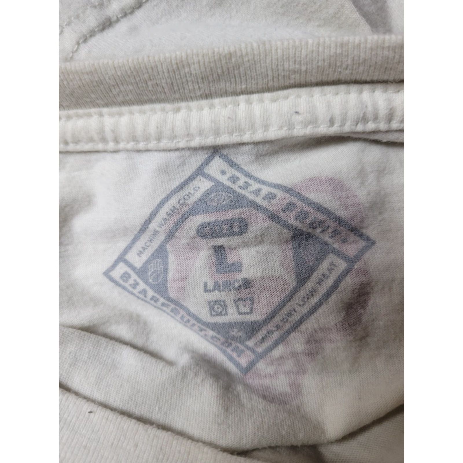 Vintage B3ar Fruit T Shirt Large Ivory Men Short Sleeve Crew Neck Graphic Tee Streetwear Philadelphia PA Believe Create Inspire Size US L / EU 52-54 / 3 - 5 Thumbnail