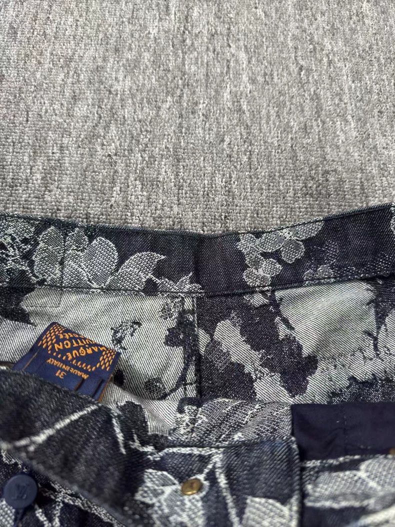Louis Vuitton LOUIS VUITTON Fei Dong Co-branded Plant Print Shorts 2501-N Size US 31 - 4 Thumbnail