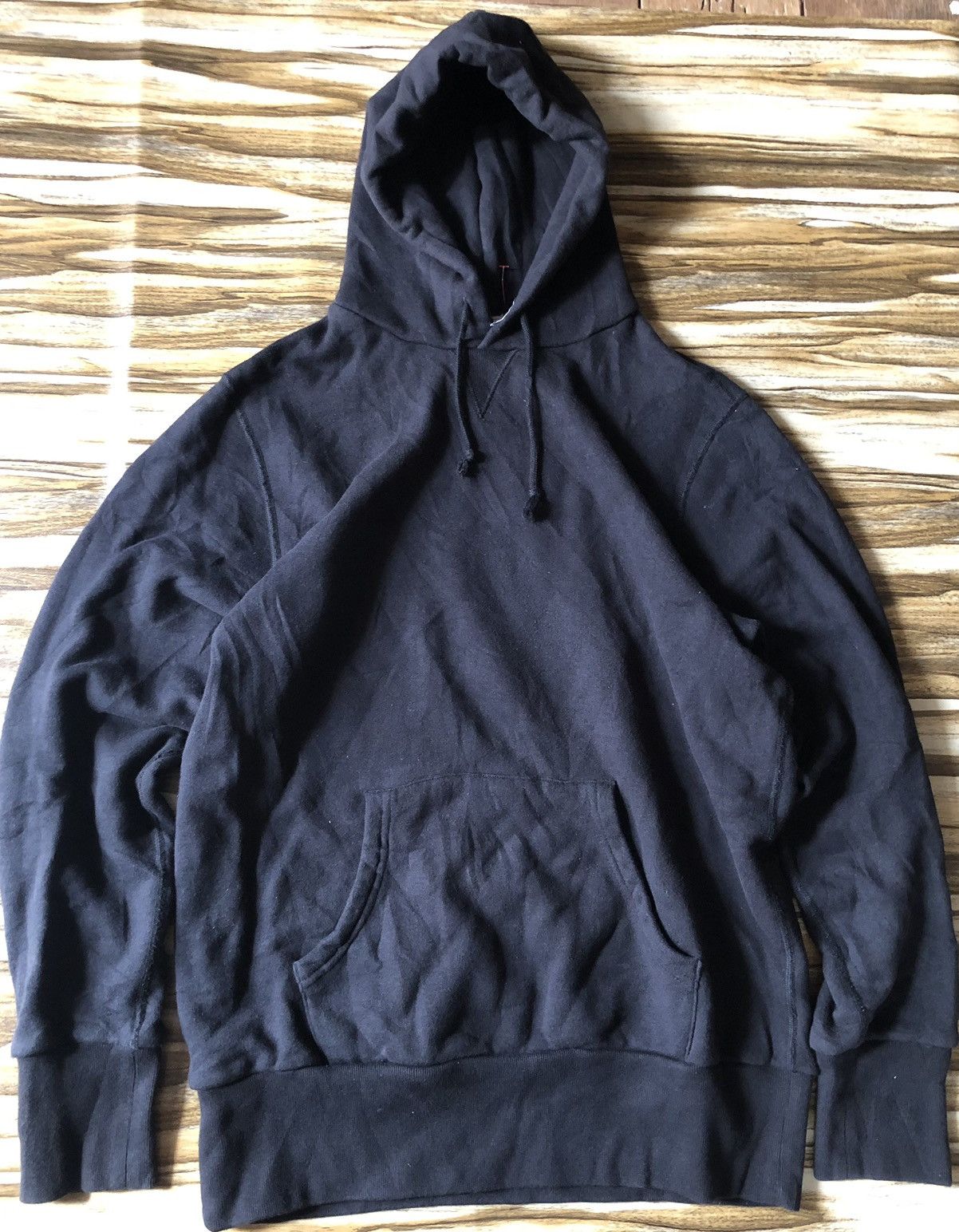 Loopwheeler Loopwheleers Japan black hoodies thick cotton kanye Size US L / EU 52-54 / 3 - 1 Thumbnail