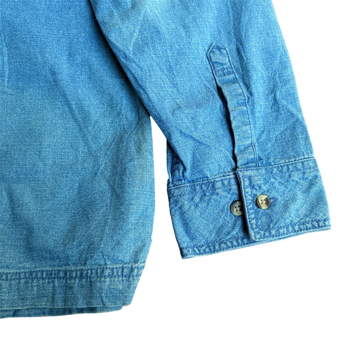 Kansai Yamamoto × Vintage Vintage Kansai Jeans Zipper Shirt Denim Jacket Size US XXL / EU 58 / 5 - 5 Thumbnail