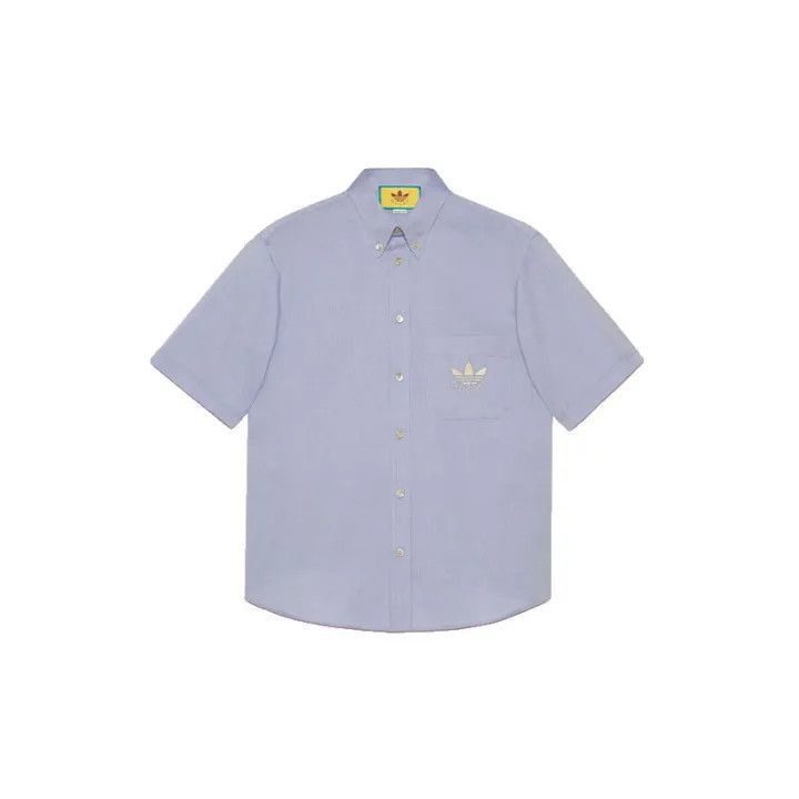 Gucci Gucci X Adidas Short Sleeve Embroidered Shirt-2507 Size US L / EU 52-54 / 3 - 7 Thumbnail