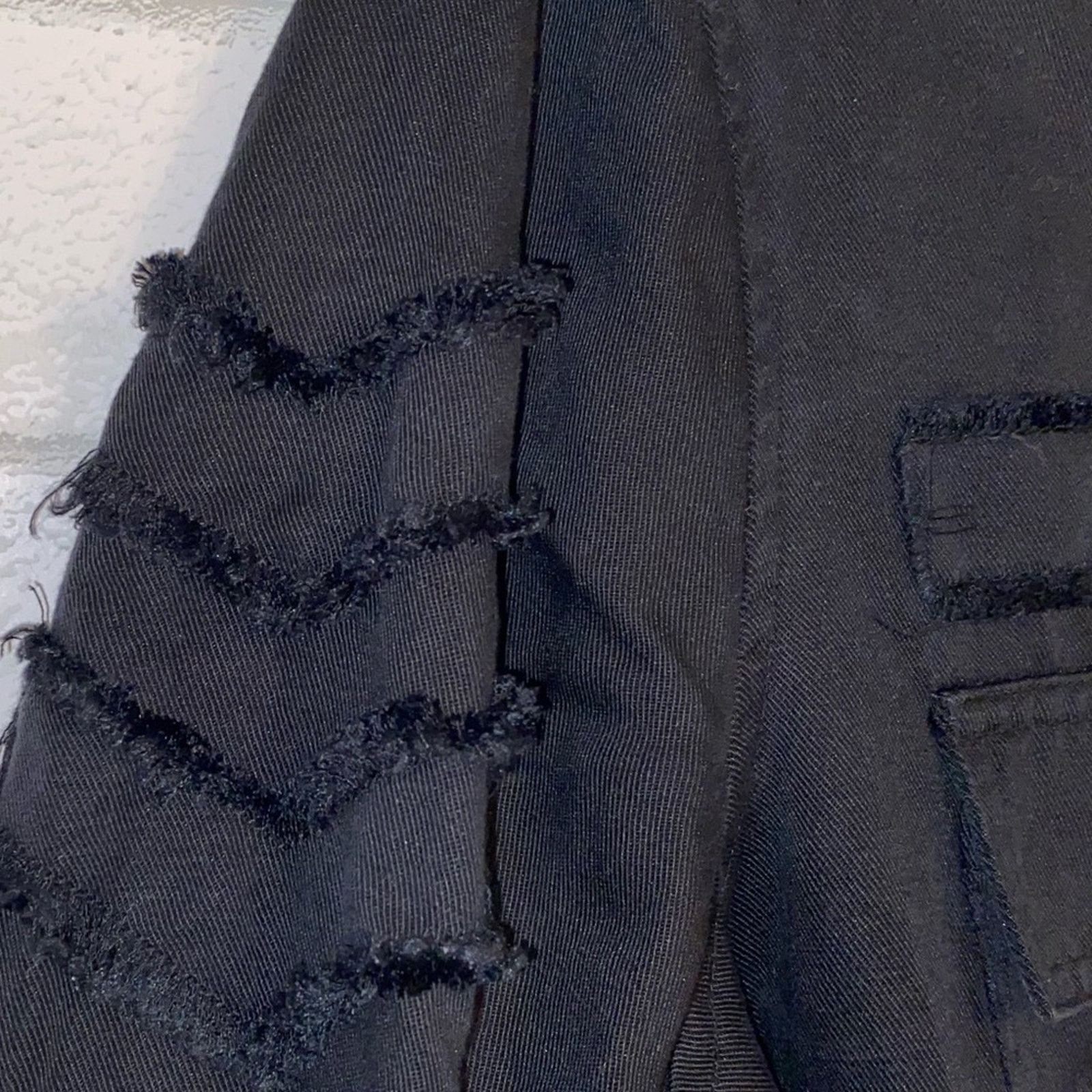 Rails RAILS $189 Nixon Tencel Linen Black Military Style Jacket S Size S / US 4 / IT 40 - 8 Thumbnail