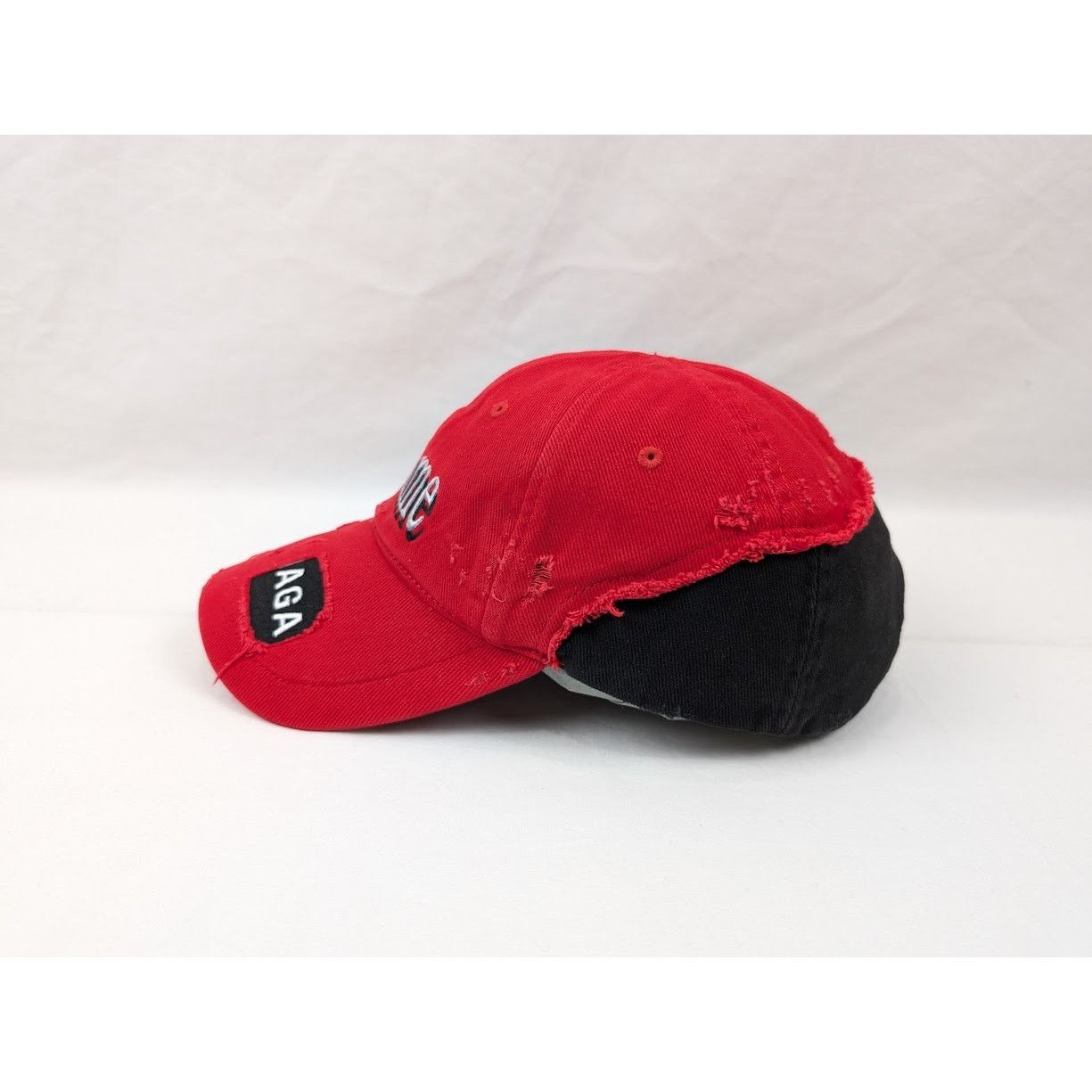 Balenciaga o1rshd1 Size: L / Upcycled Mesh Up Cotton Drill Hat / Cap Size ONE SIZE - 6 Thumbnail