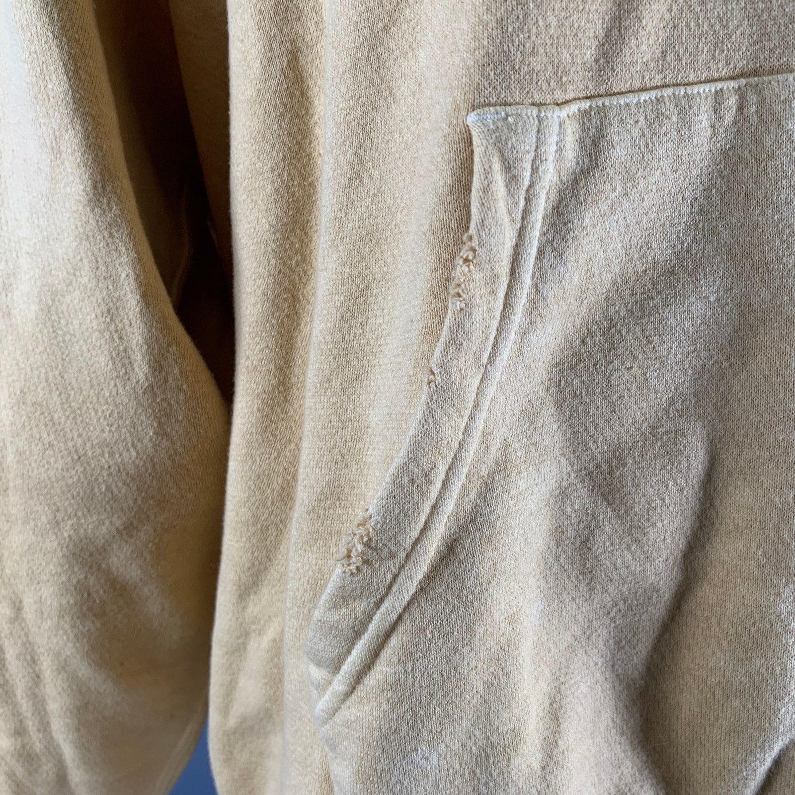 Visvim VISVIM Size L Yellow Mustard Dyed Cotton Hooded Sweatshirt Size US L / EU 52-54 / 3 - 6 Thumbnail