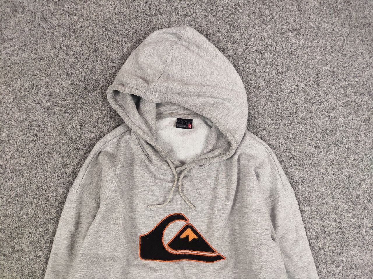 Quiksilver Vintage 90's Quiksilver Logo Gray Hoodie Y2K Hype Style Size US L / EU 52-54 / 3 - 8 Thumbnail