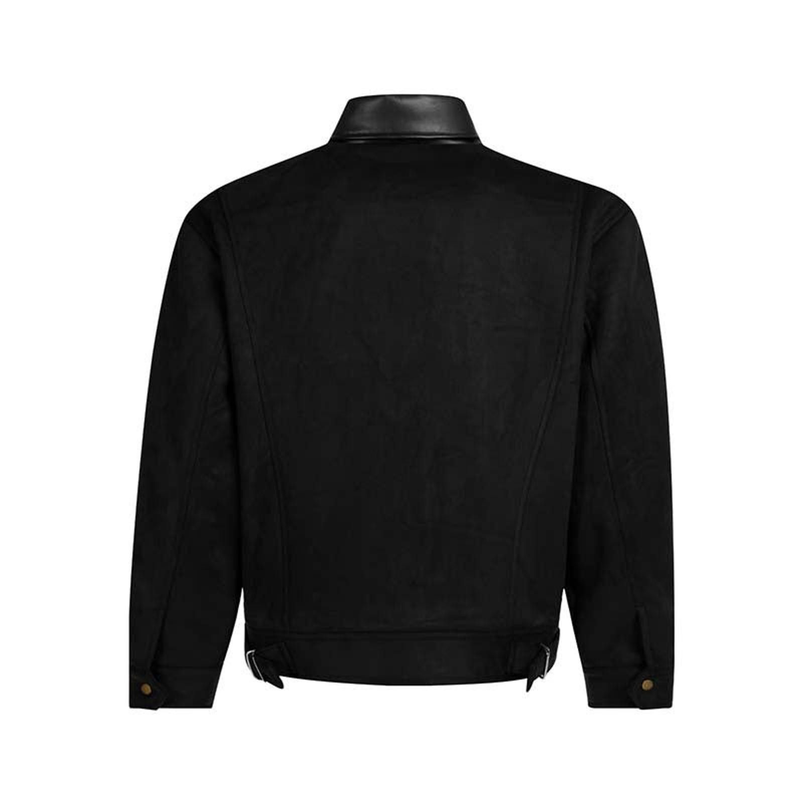 Japanese Brand Fireman Clasp Suede Bomber Jacket Size US M / EU 48-50 / 2 - 2 Thumbnail