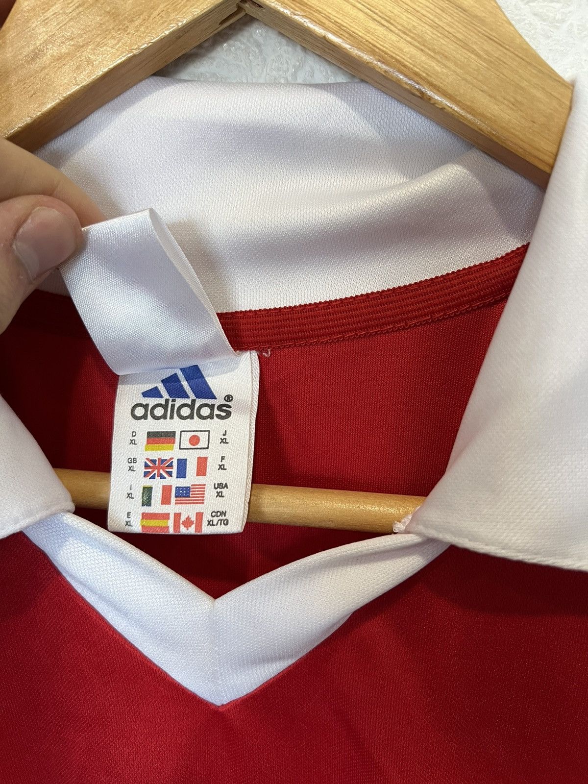 Adidas × Vintage Ze. Roberto Bayern Munich Adidas 2003/2004 Kit Home Jersey Size US XL / EU 56 / 4 - 4 Thumbnail