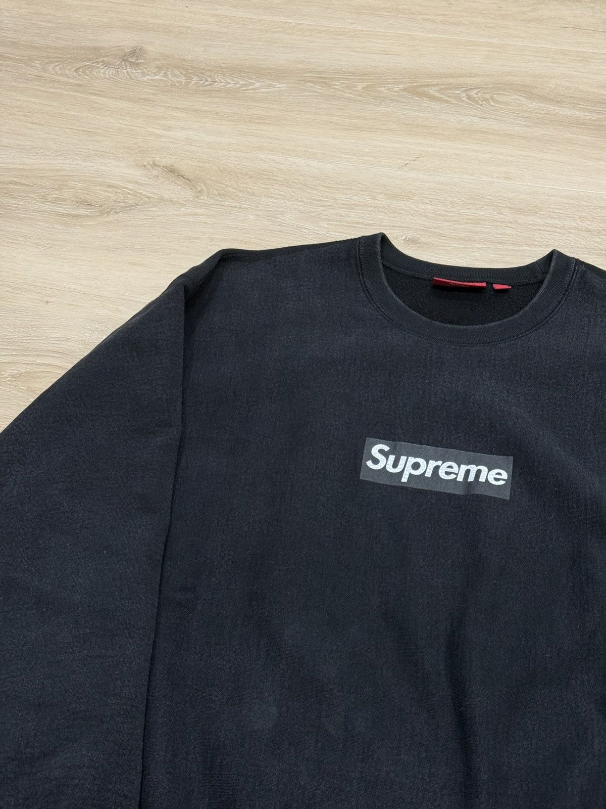 Supreme Supreme Washed Box Logo Crewneck Size US XL / EU 56 / 4 - 3 Thumbnail