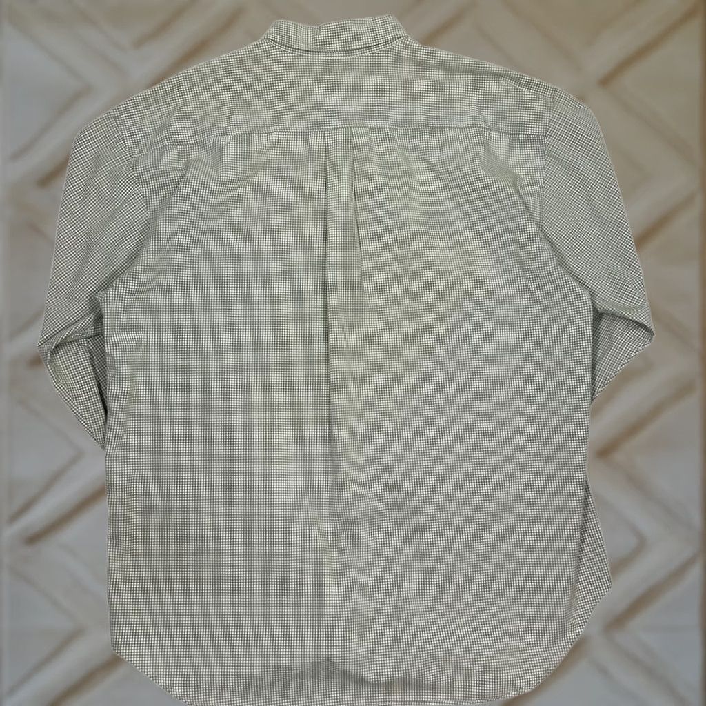 Gap VINTAGE GAP Green Gingham Check Shirt Long Sleeve Mens Large Size US L / EU 52-54 / 3 - 1 Thumbnail