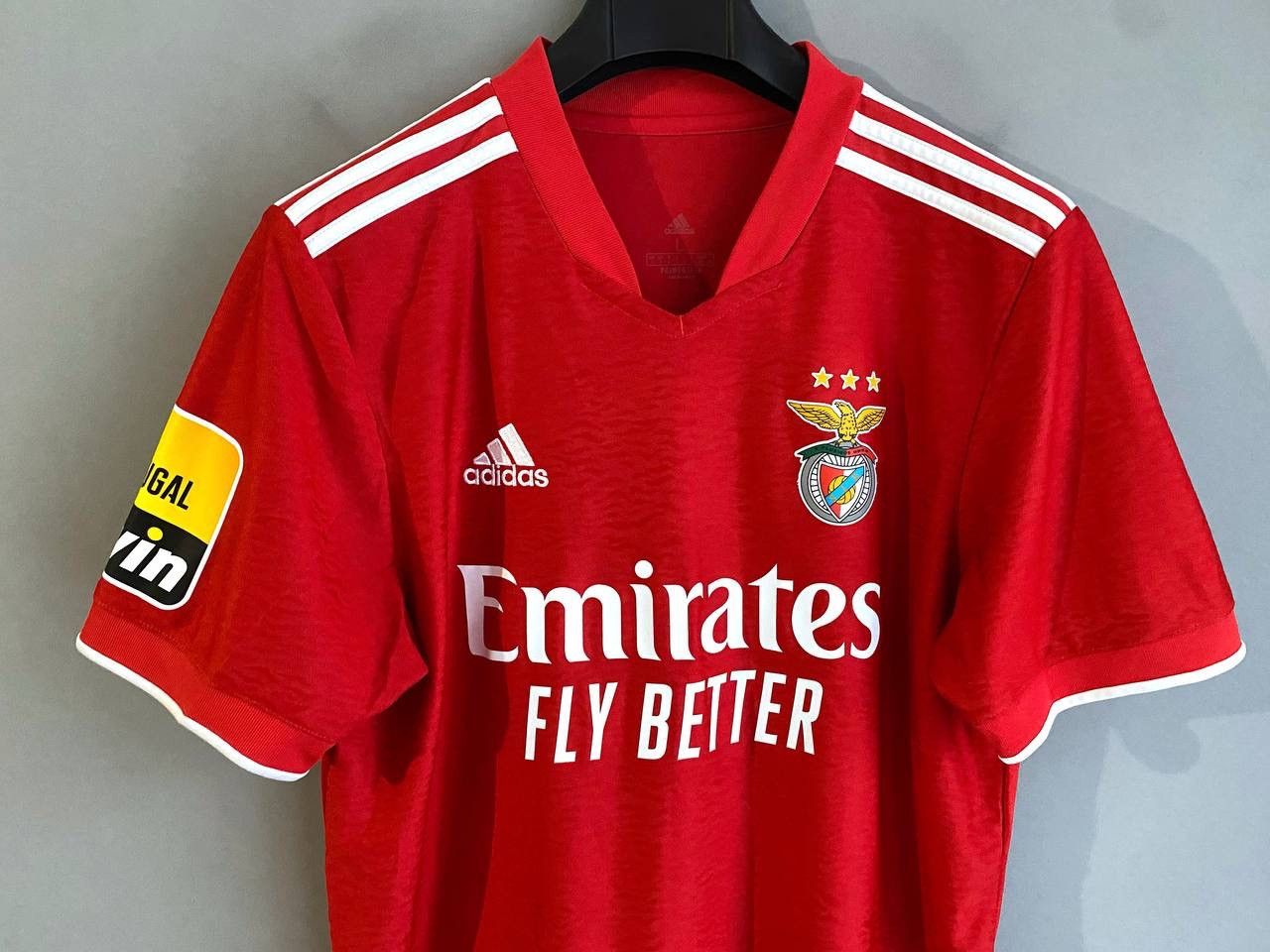Adidas Benfica FC 2021/22 Home Football Soccer Jersey #21 PIZZI, L Size US L / EU 52-54 / 3 - 3 Thumbnail