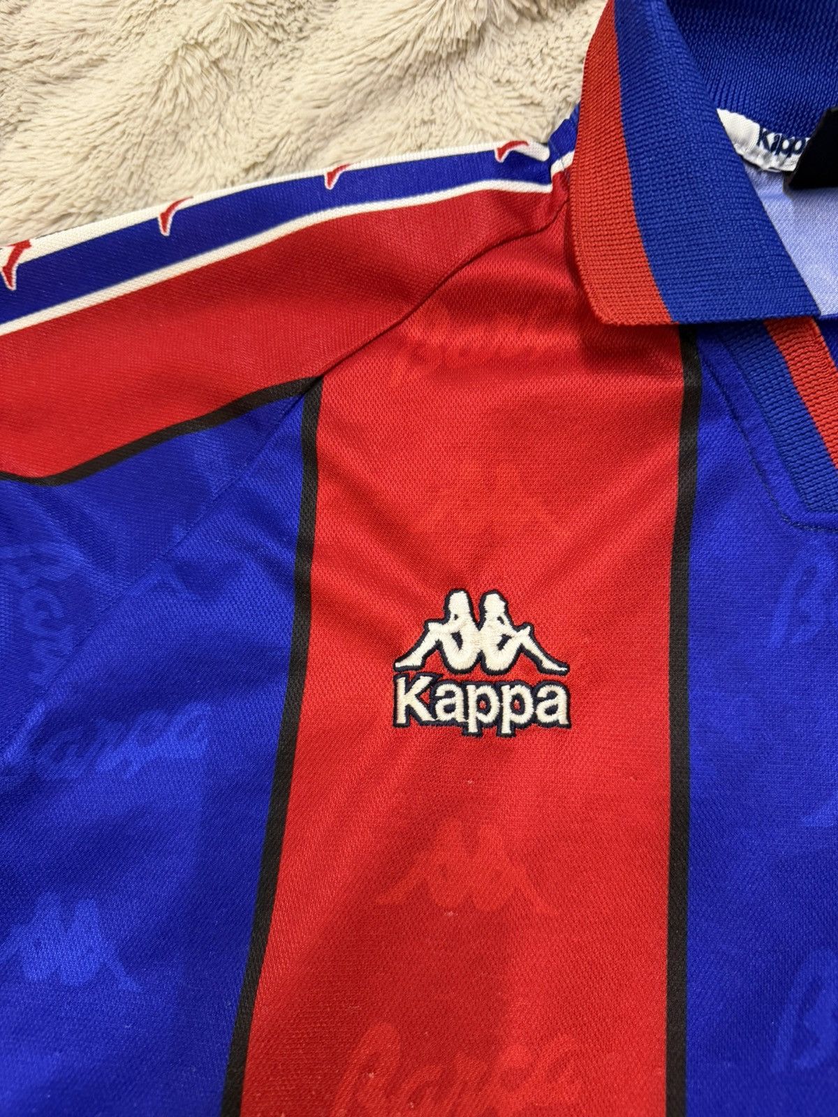 Kappa 1995-1997 F.C. Barcelona Home Jersey Size US XL / EU 56 / 4 - 5 Thumbnail