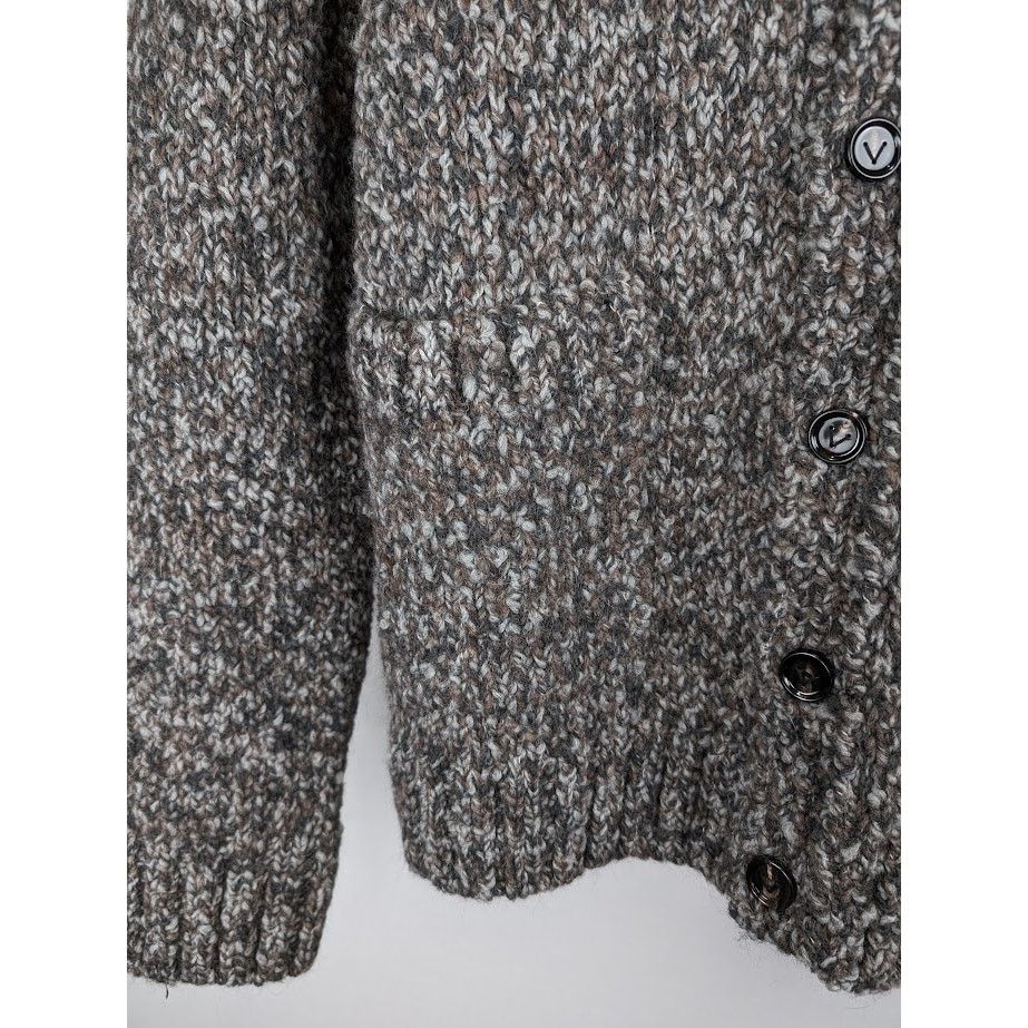 Bottega Veneta o1rshd1 Chunky Alpaca Knitwear Cardigan in Multicolor Size US M / EU 48-50 / 2 - 8 Thumbnail