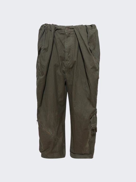 Loewe o1mle0226 Ballon Cargo Trousers in Green Size US 38 / EU 54 - 1 Thumbnail