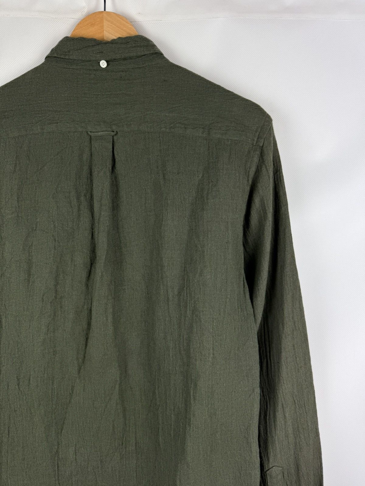 Beams Plus Beams Plus Japan Men’s Long Sleeve Linen Button Up Shirt Size US M / EU 48-50 / 2 - 20 Thumbnail