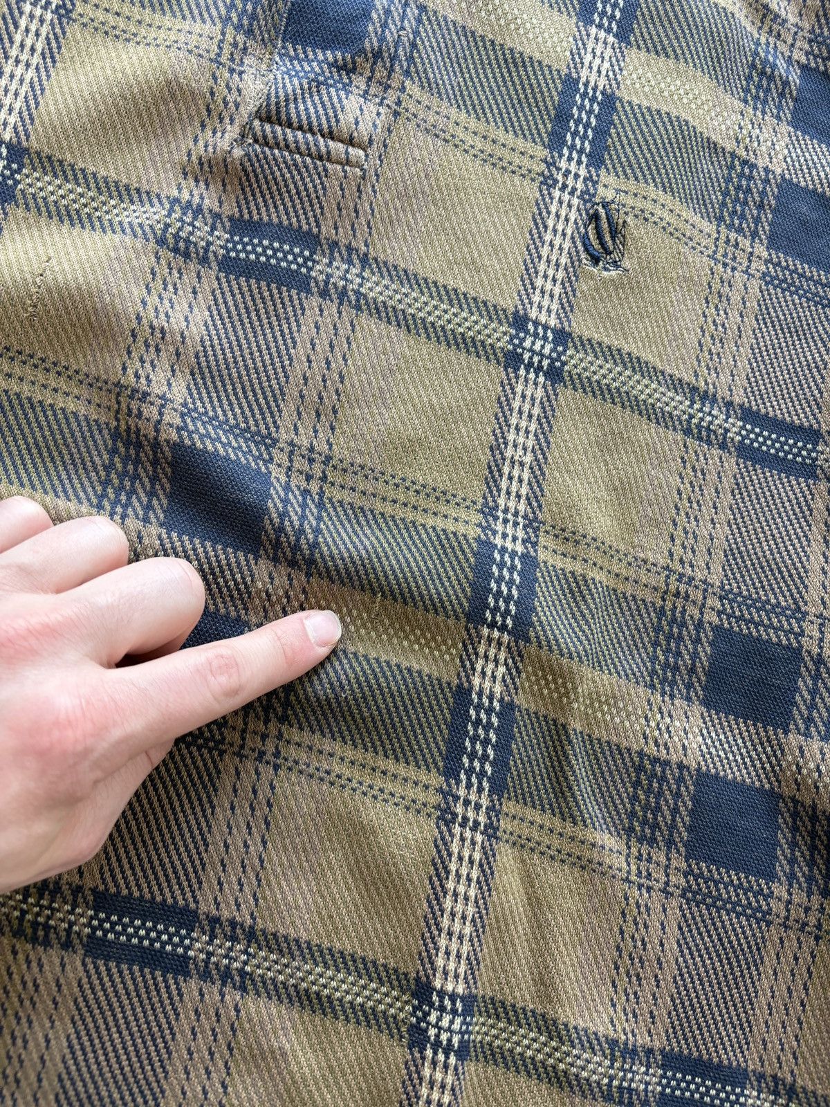 Nautica Vintage 90s Nautica Longsleeve Plaid Polo Shirt Size US L / EU 52-54 / 3 - 6 Thumbnail