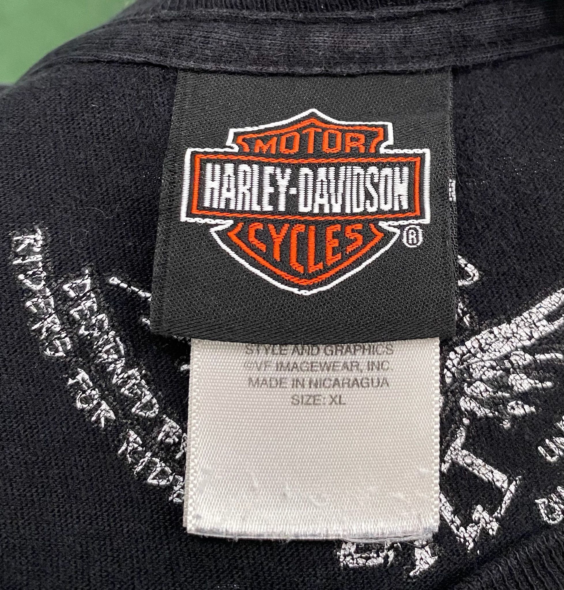 Harley Davidson Harley Davidson Biker Skull Flames Sleeveless T-Shirt XL Size US XL / EU 56 / 4 - 3 Thumbnail