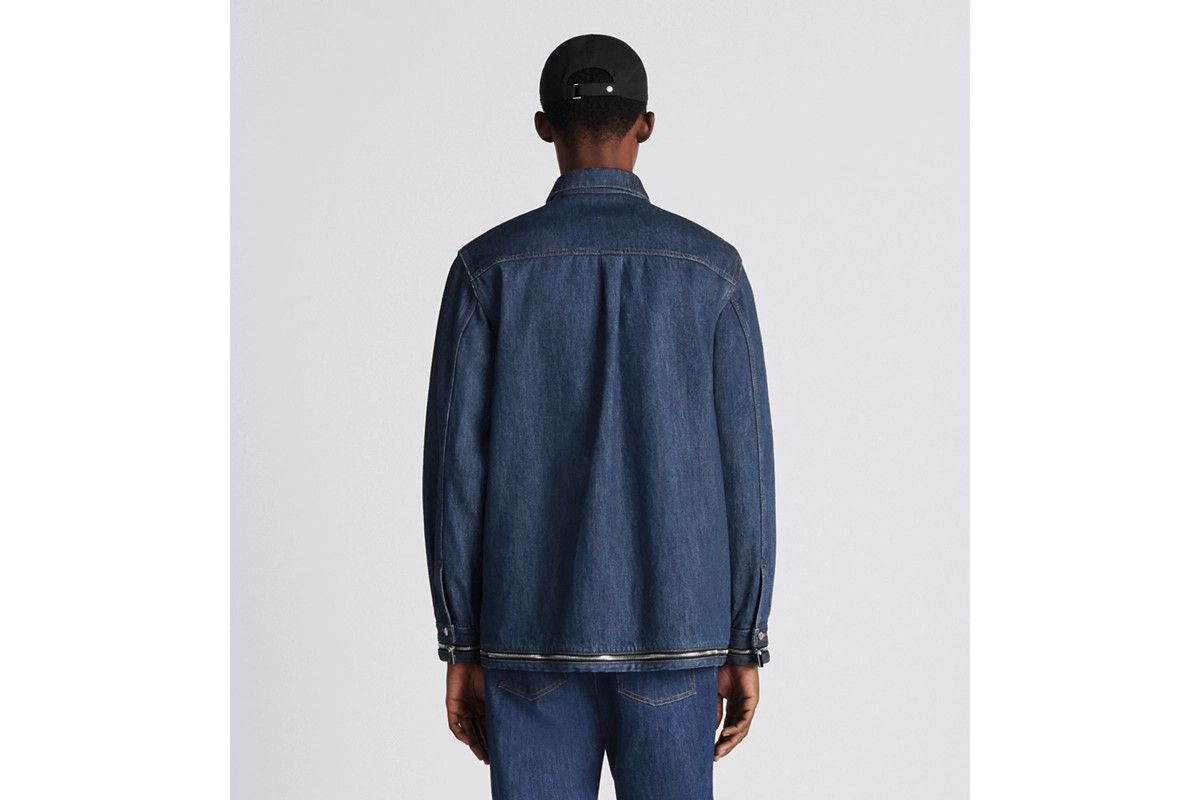 Dior o1bcso1str1124 Overshirt in Blue Size US L / EU 52-54 / 3 - 6 Thumbnail