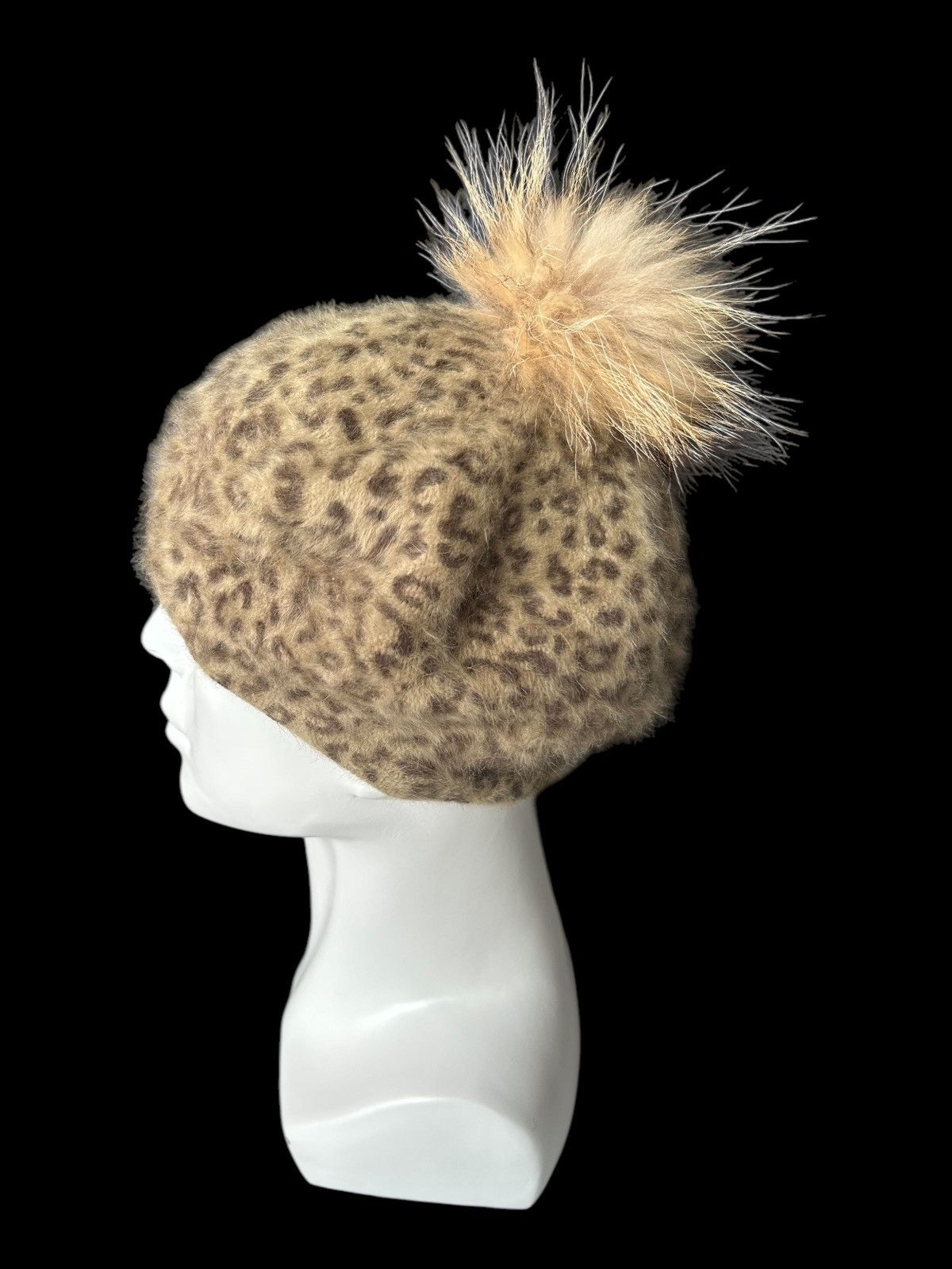 Japanese Brand × Kapital × Vintage Leopard Japanese Style Fur Hats RaRe 🎌☠️☠️ Size ONE SIZE - 1 Thumbnail