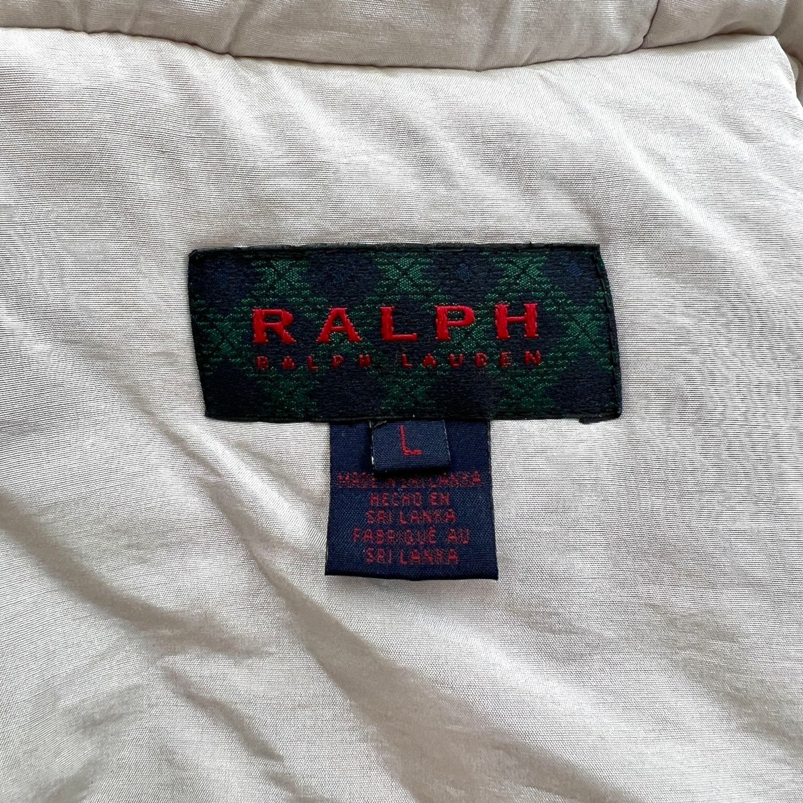 Ralph Lauren × Vintage Vintage Ralph Ralph Lauren Puffer Hooded Blue Coat Size L / US 10 / IT 46 - 3 Thumbnail