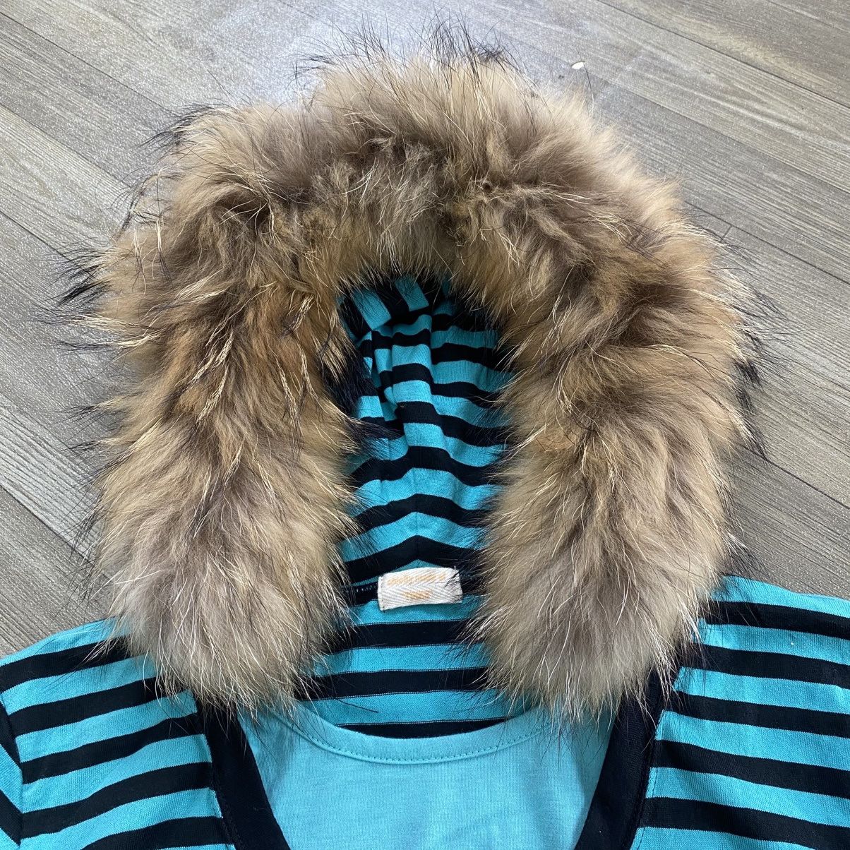 14th Addiction 2000s Japanese Skulls Stripped Punk Lgb Style Fur Hoodie Y2K Size US S / EU 44-46 / 1 - 3 Thumbnail