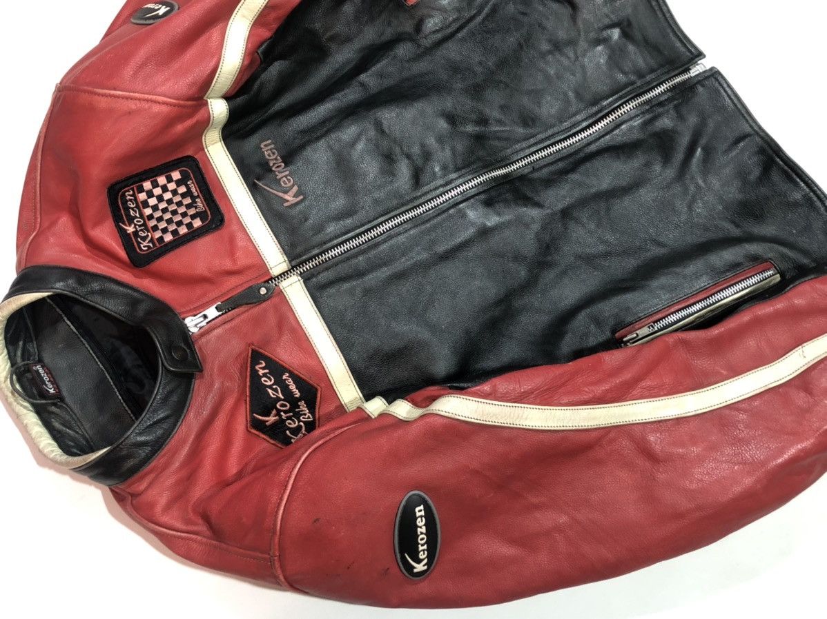 Dainese × Yamaha Kerozen Moto Motorcycle Leather Jacket Racing Size US XL / EU 56 / 4 - 11 Thumbnail