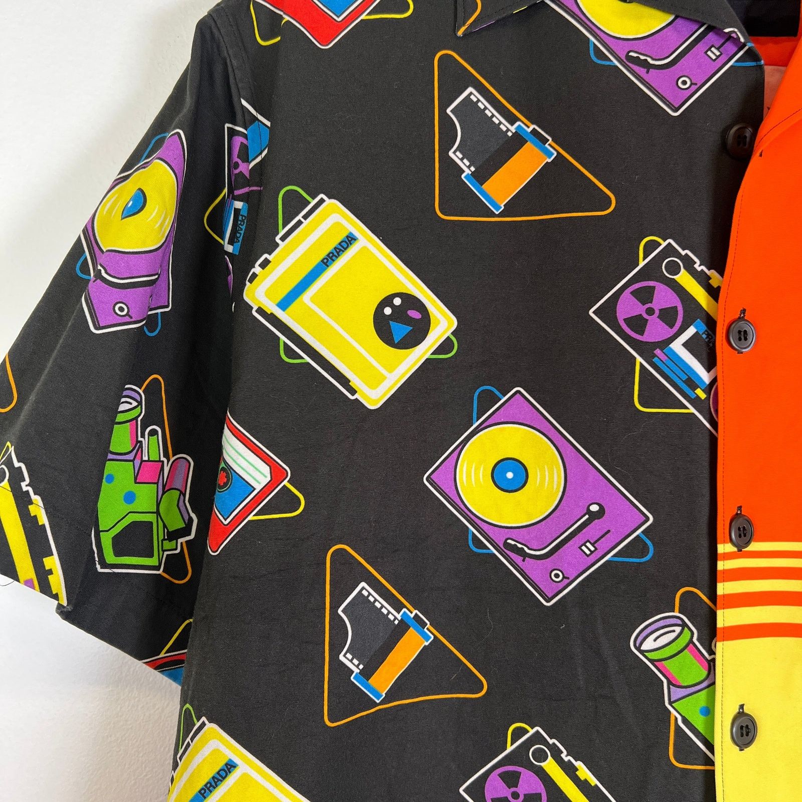 Prada Prada SS20 Brain Tape Double Match Shirt Size US L / EU 52-54 / 3 - 4 Thumbnail