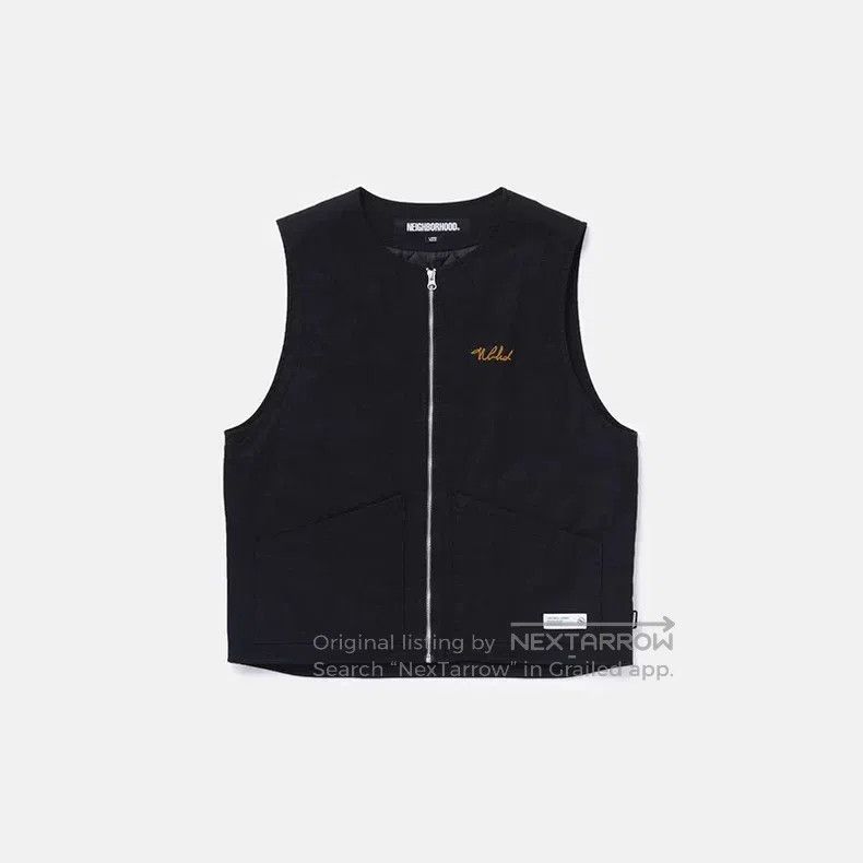 Neighborhood Neighborhood Quilted Embroidered Workwear Vest Size US XL / EU 56 / 4 - 1 Thumbnail