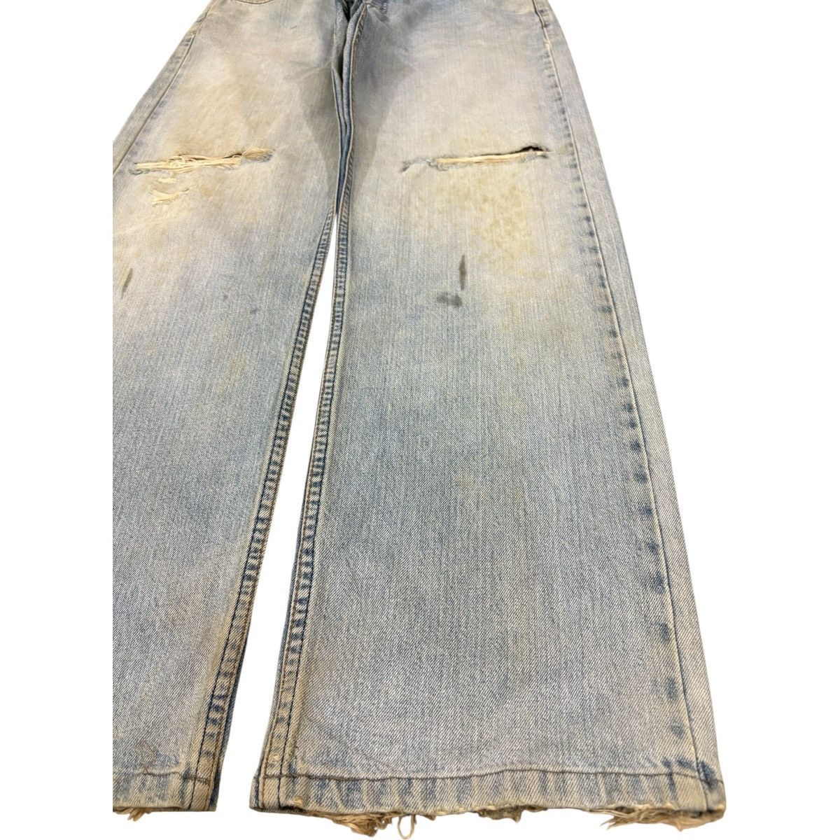 Levi's Vintage 90s Levi’s 512 Dirty Grunge Distressed Baggy Jeans Size US 33 - 7 Thumbnail